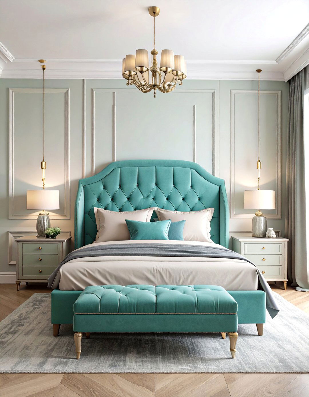Crown Molding Headboard Design - 25 Crown Molding Ideas