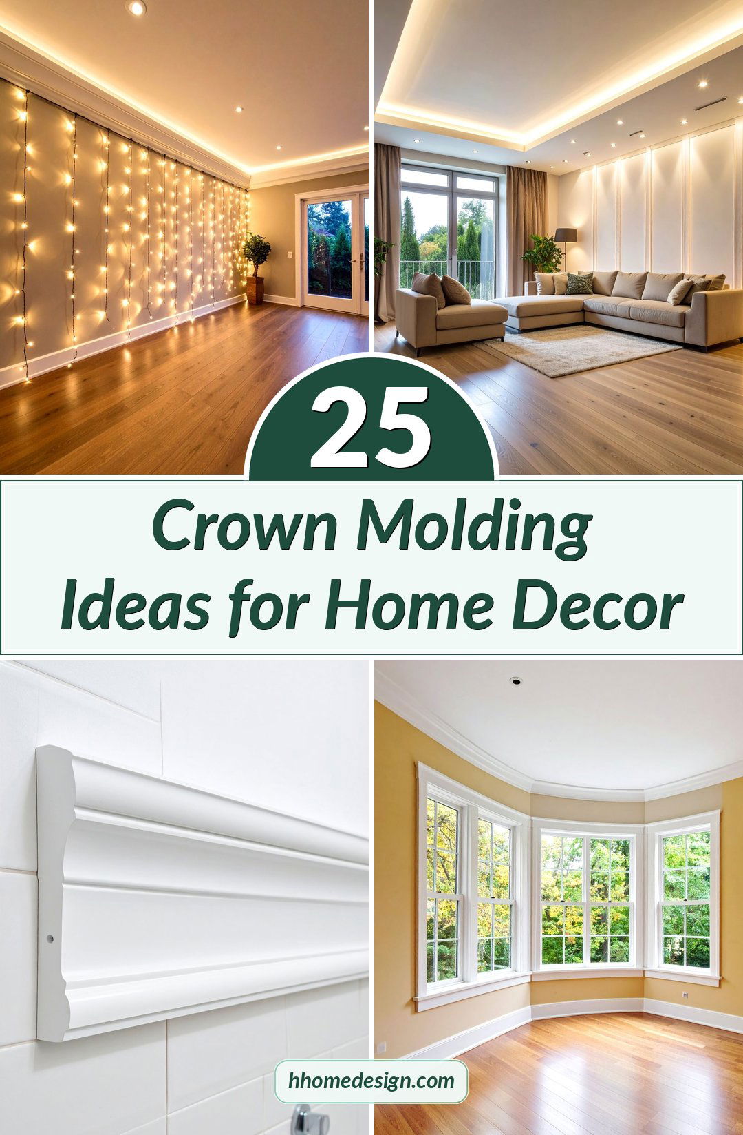 25 Crown Molding Ideas for Home Decor