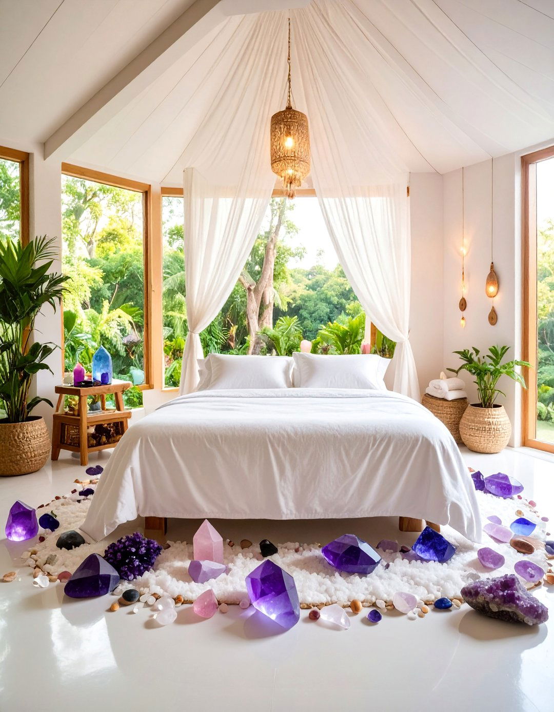 Crystal Healing Energy Lash Sanctuary - 25 Lash Room Ideas