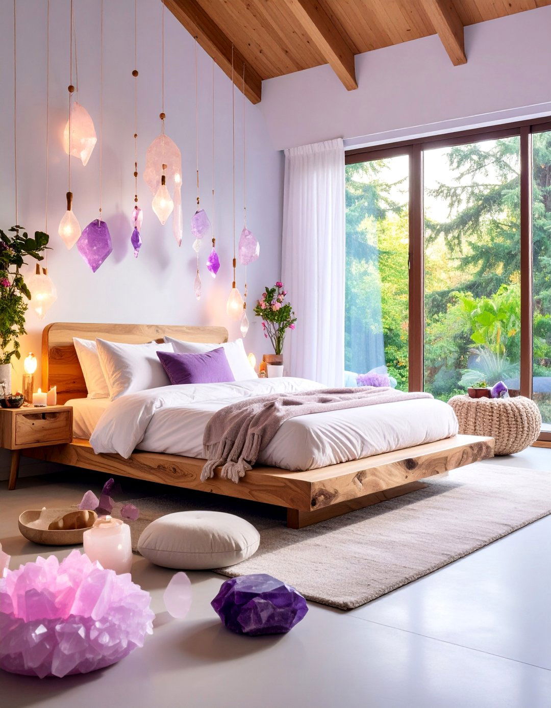 Crystal and Nature Fairycore Bedroom - 25 Fairycore Bedroom Ideas