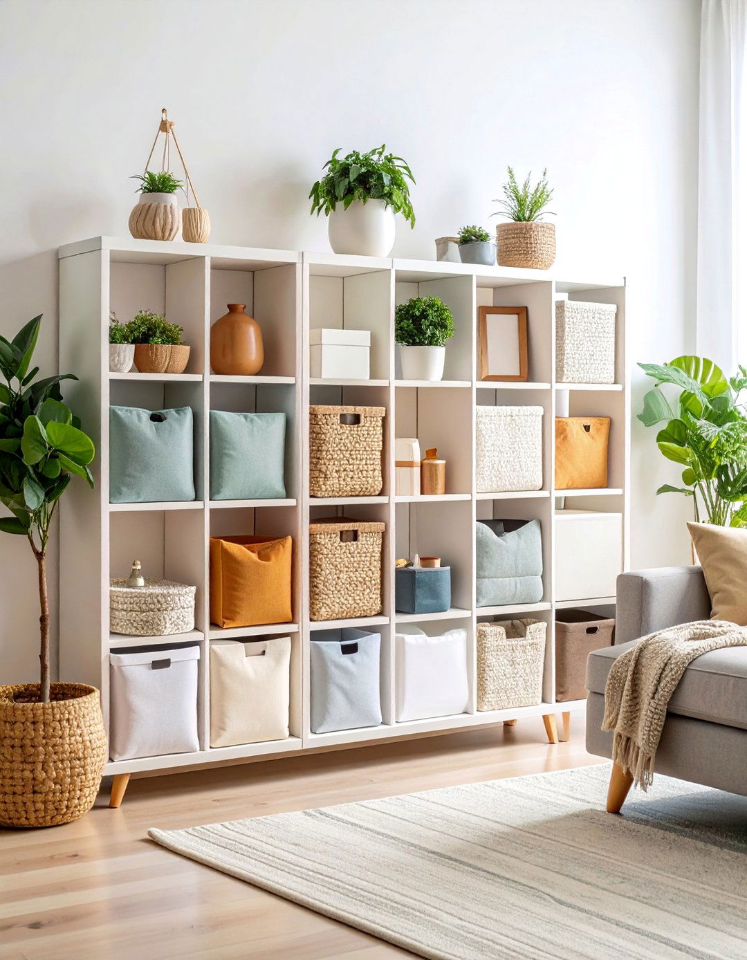 Cube Storage Organizer Living Room Design - 25 Living Room Toy Storage Ideas