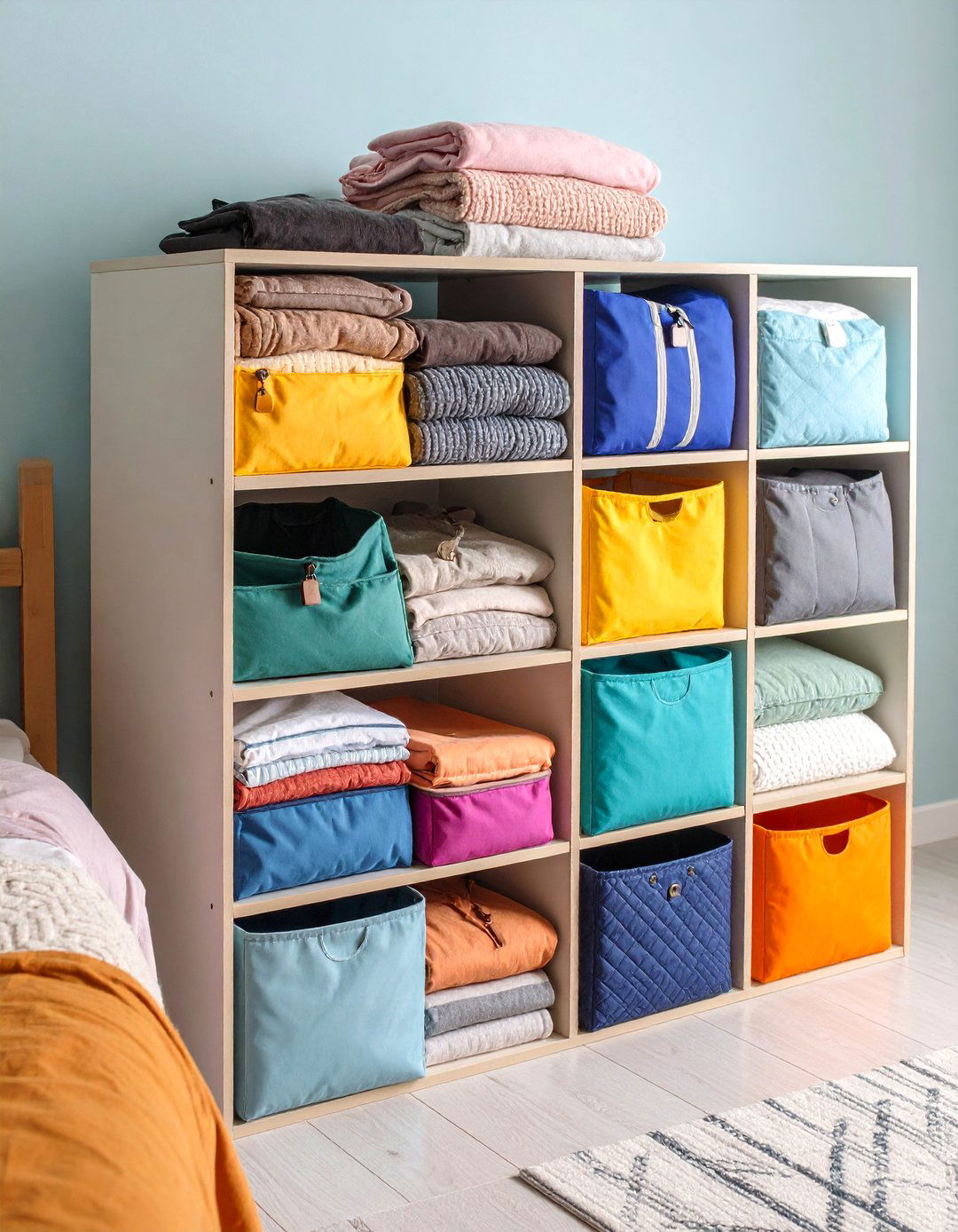 Cube Storage Organizer - 25 Purse Storage Ideas