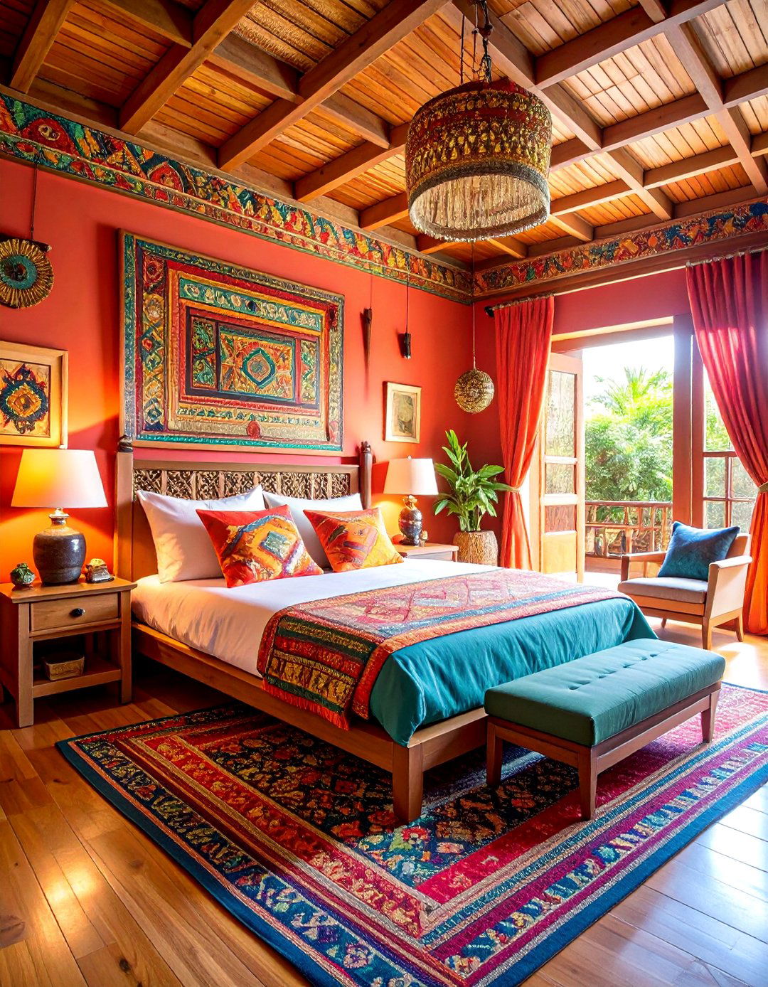 Cultural Heritage Hotel Room with Local Artisan Features - 25 Hotel Room Design Ideas
