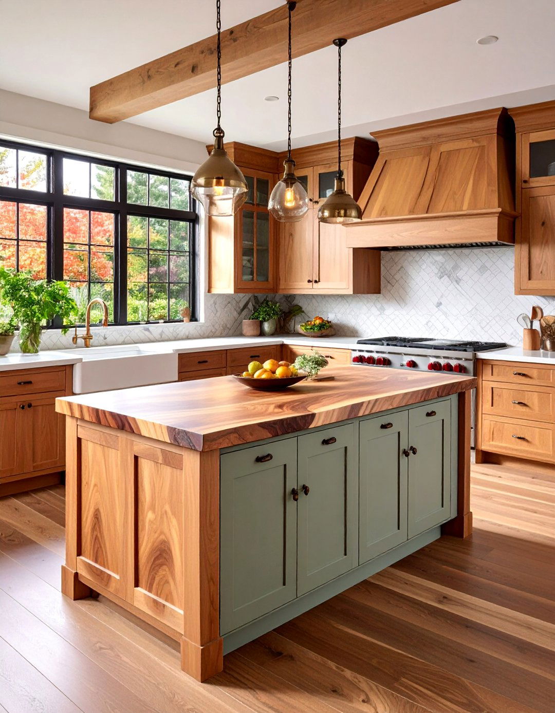 Curly Maple Artisan Craft Kitchen Counter - 25 Wood Countertop Ideas