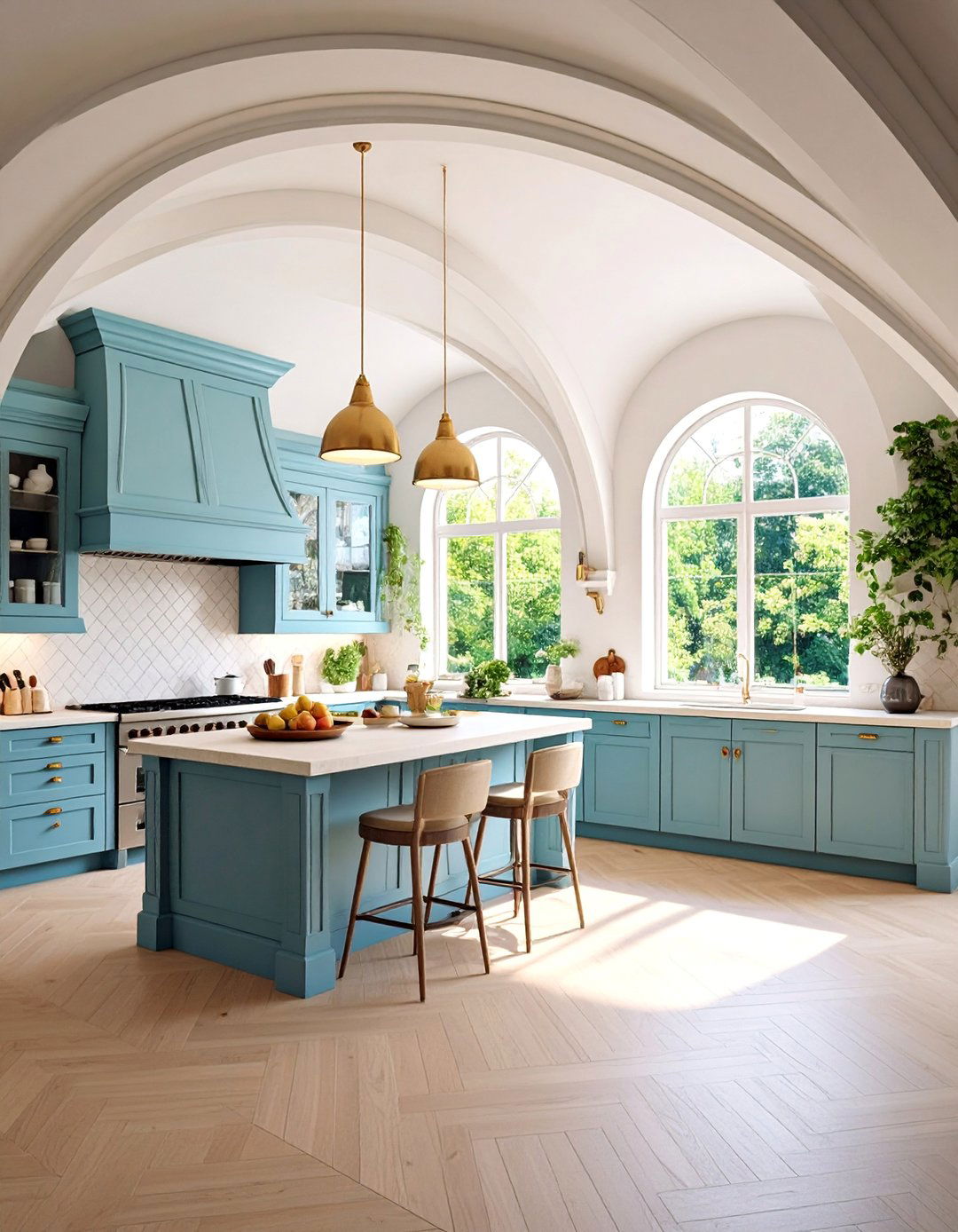 Curved Barrel Vault Ceiling Wainscoting - 25 Kitchen Wainscoting Ideas