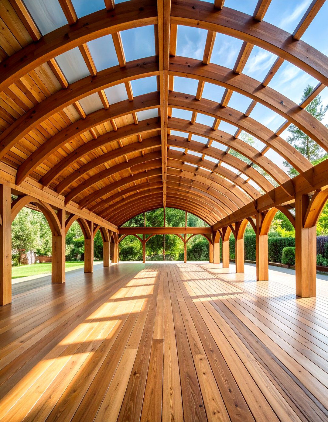 Curved Barrel Vault Ceiling - 25 patio ceiling ideas