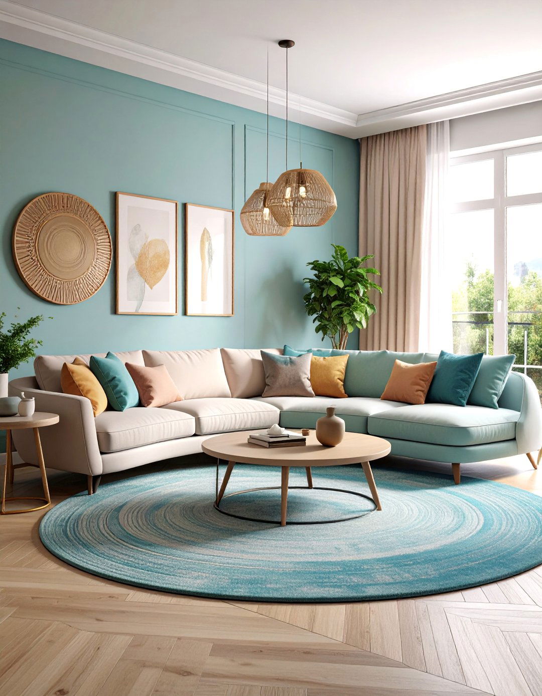 Curved Furniture for Awkward Corners - 25 Awkward Living Room Layout Ideas