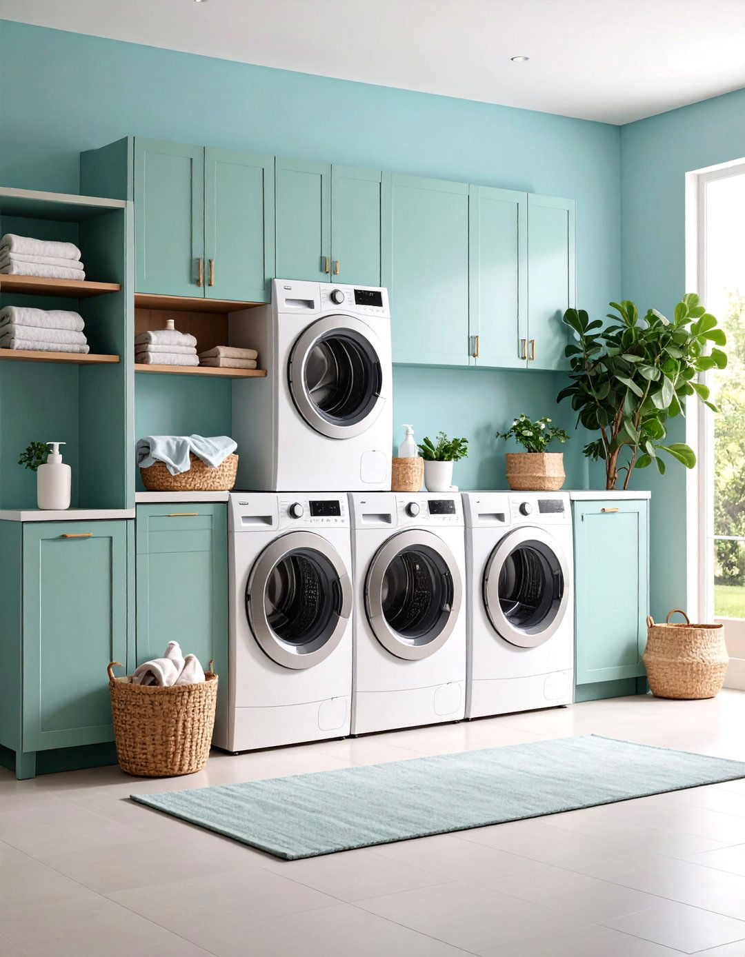 Custom Built In Laundry Room Cabinet Suite - 25 Laundry Room Cabinet Ideas