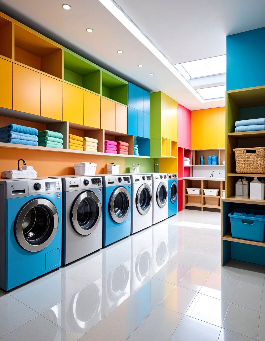 Custom Built In Sink with Integrated Laundry Features - 25 Laundry Room Sink Ideas