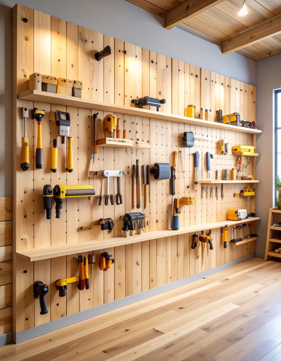 DIY French Cleat Power Tool Wall System - 25 Power Tool Storage Ideas