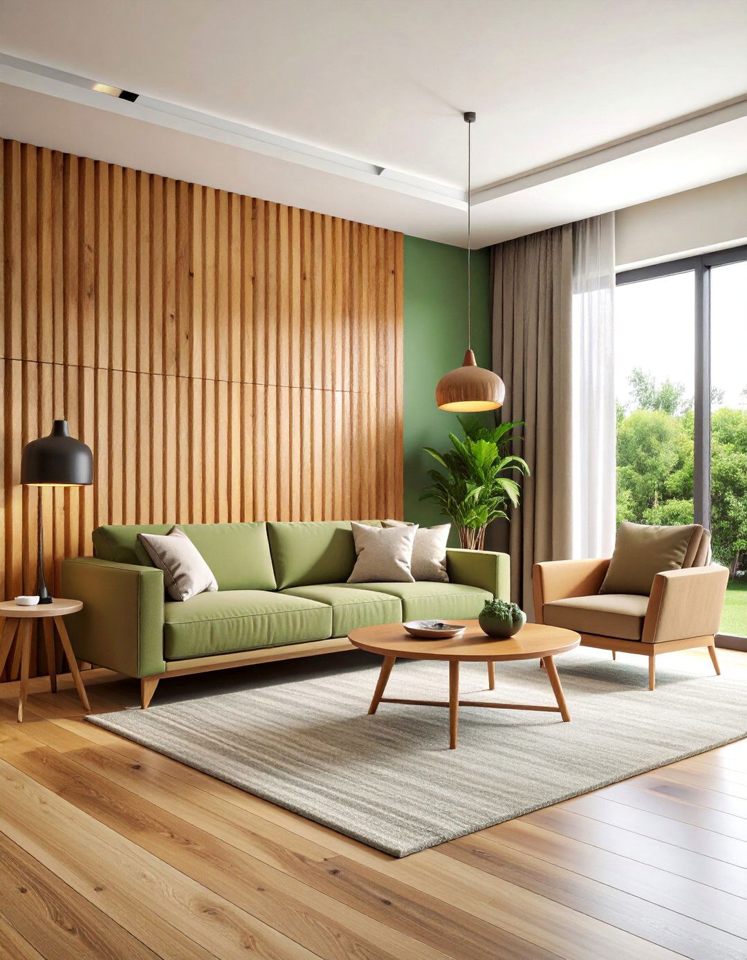 DIY Wooden Accent Slats - 25 Blank Wall Ideas