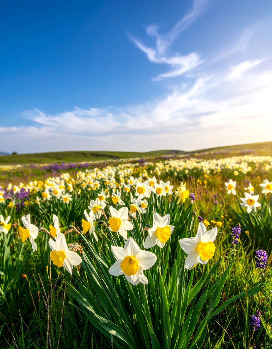 Daffodil Prairie with Native Grasses - 25 Daffodil Garden Ideas