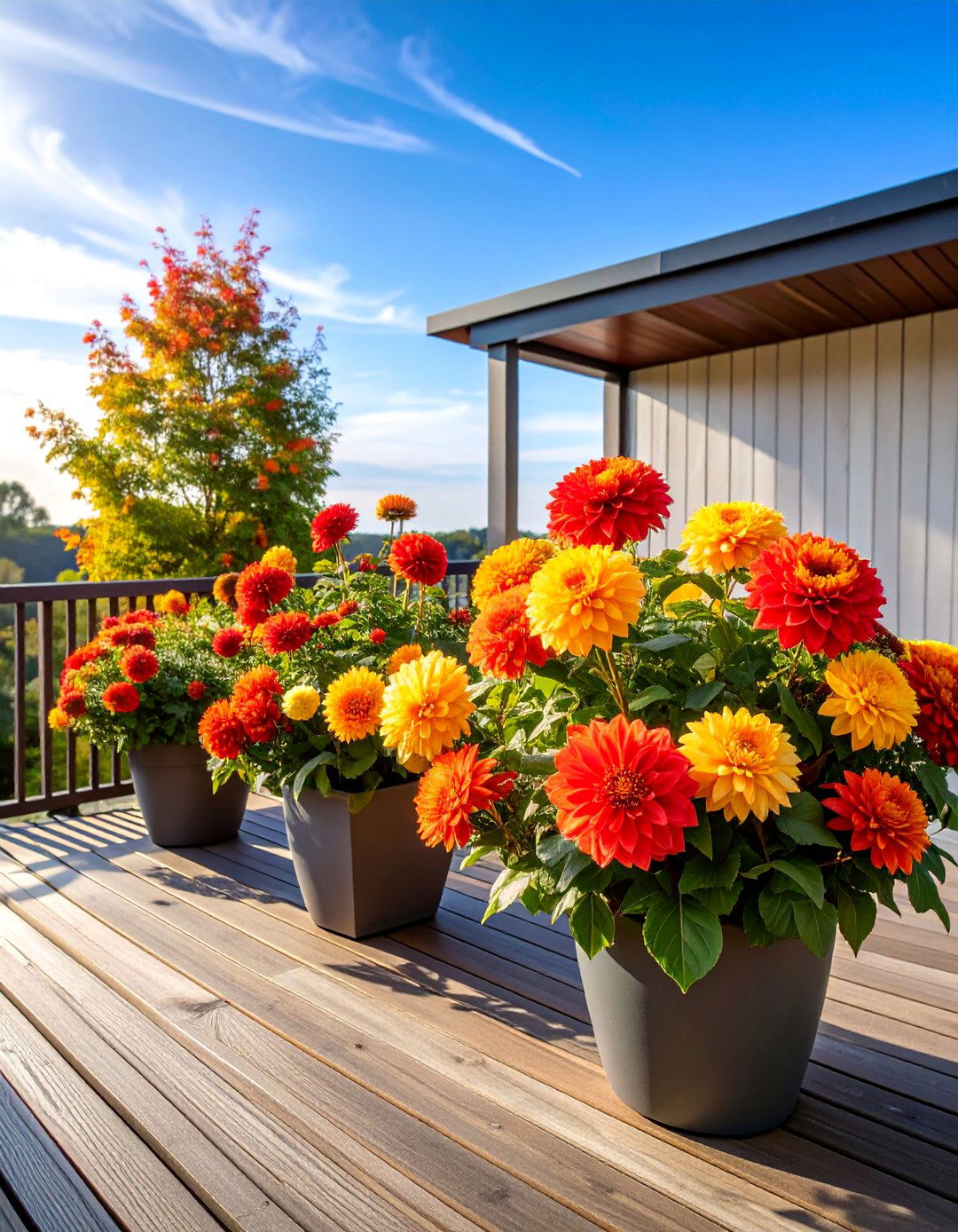 Dahlia Drama with Bold Architectural Blooms - 25 Flowering Plants for Balcony