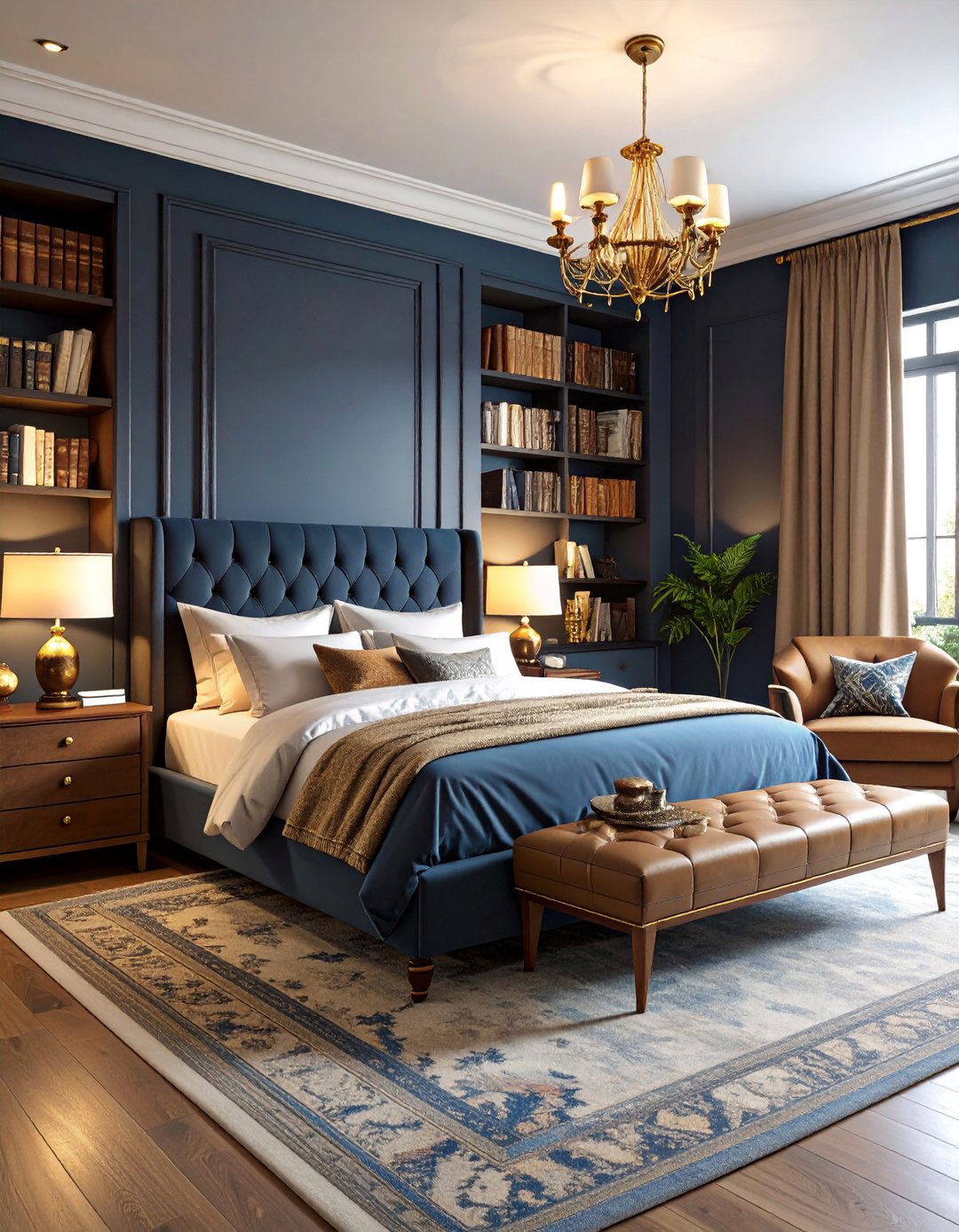 Dark Academia Bedroom Study - 25 Bedroom Decor Ideas