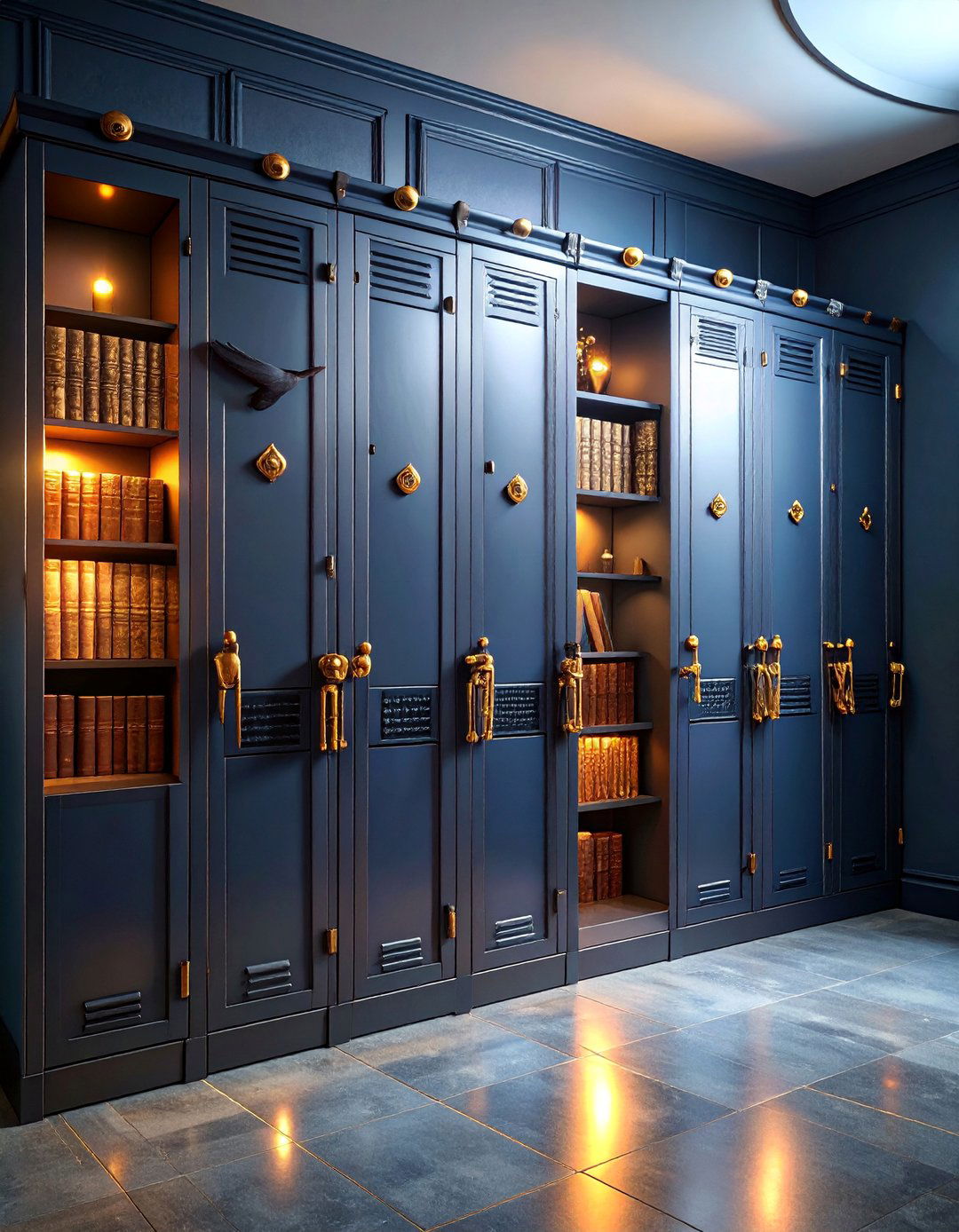 Dark Academia Gothic Literature Locker - 25 Locker Decor Ideas