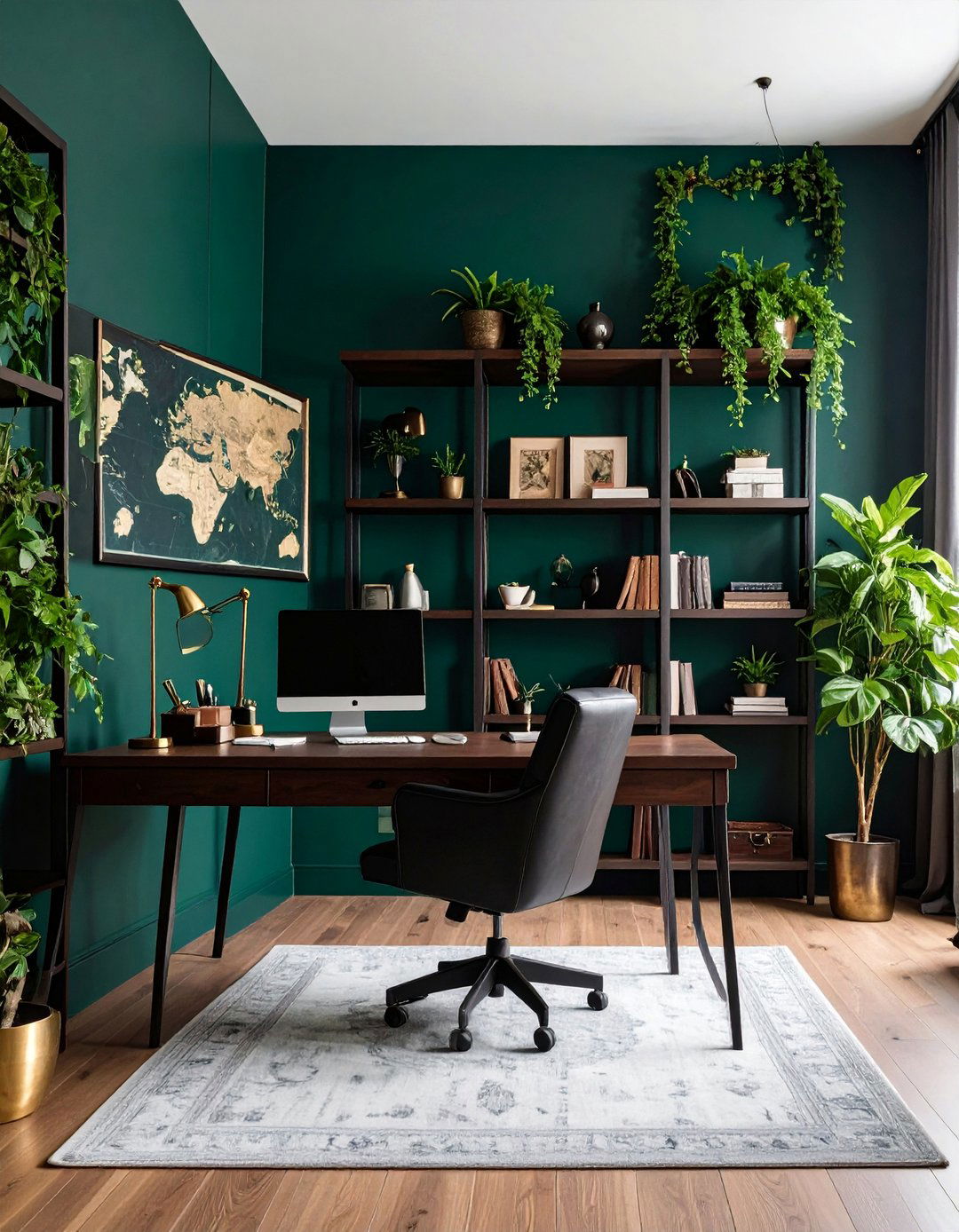 Dark Academia Home Office - 25 Home Decor Ideas