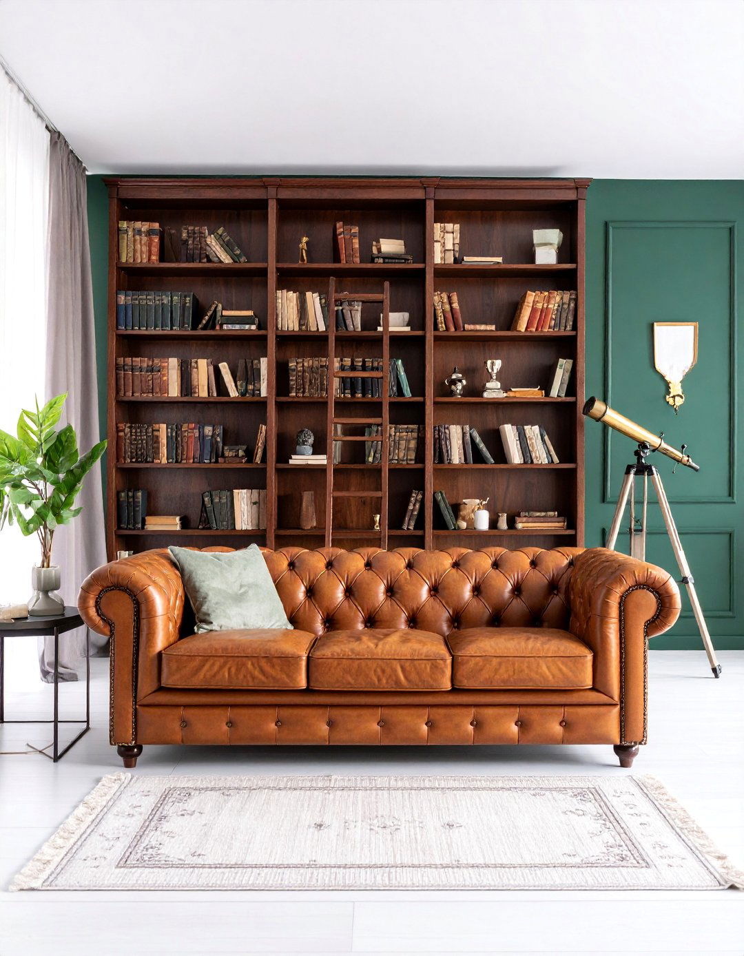 Dark Academia Witchy Study - 25 Witchy Living Room Ideas