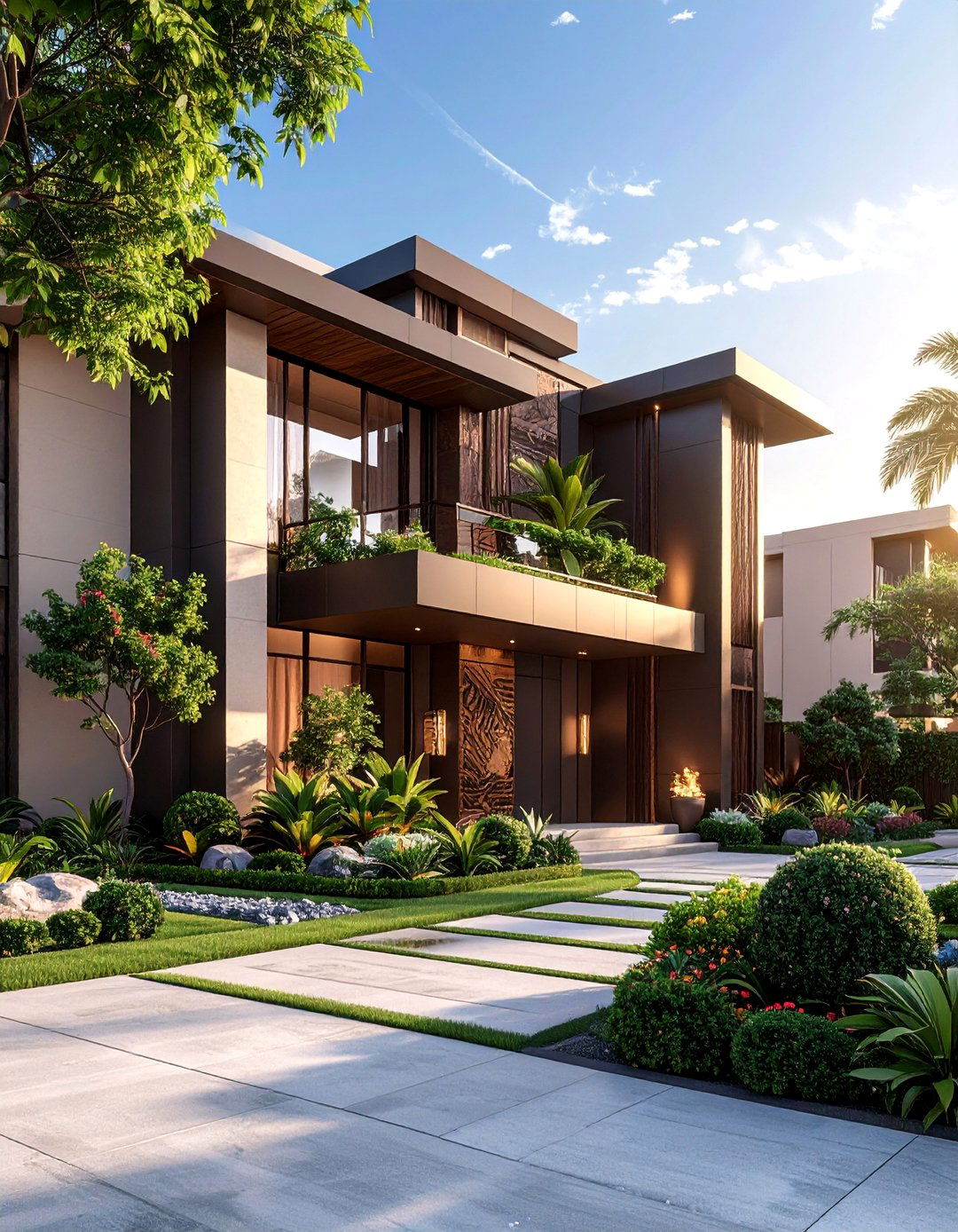 Dark Espresso Brown Art Deco - 25 Brown Exterior House Colors