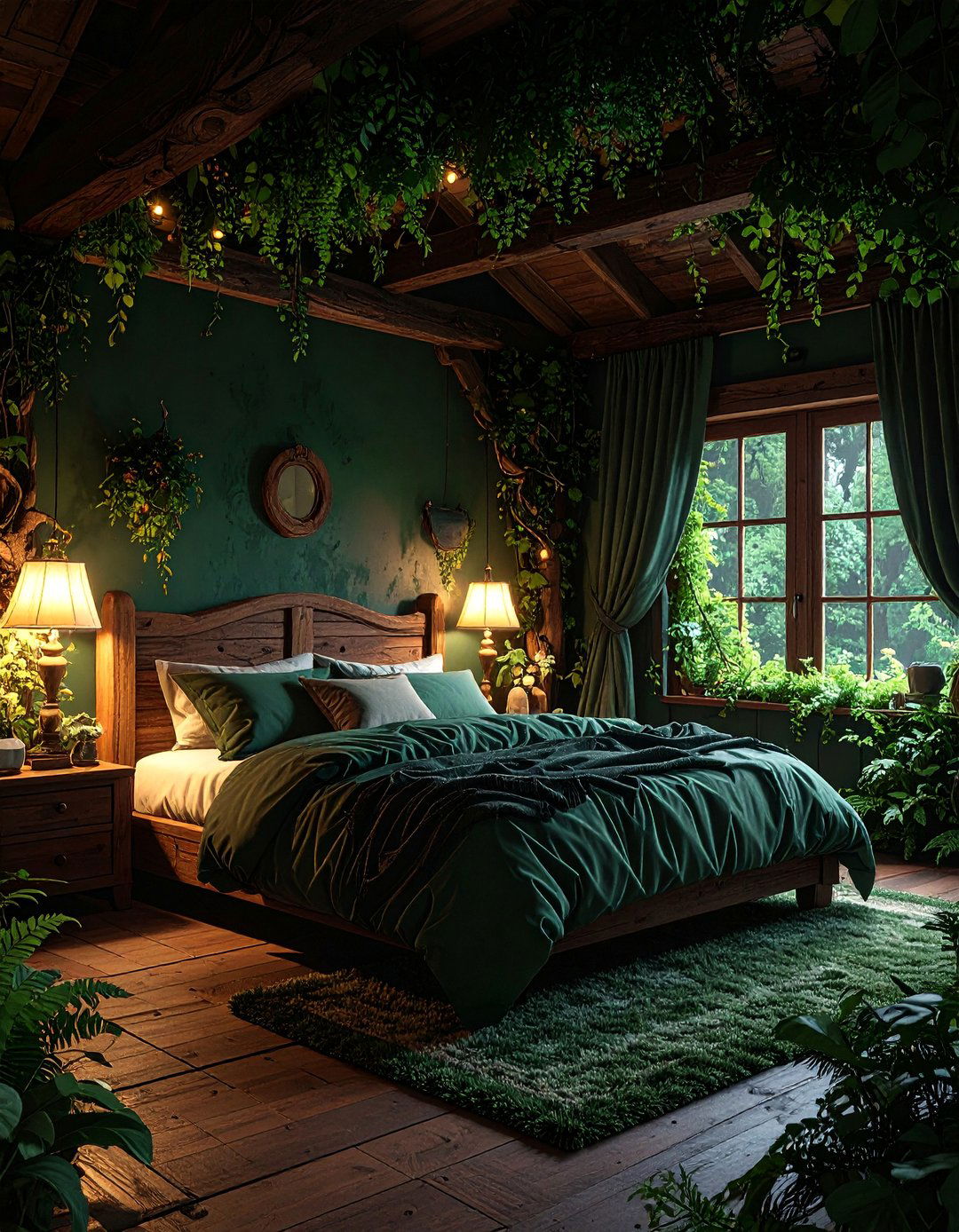 Dark Forest Vampire Cottage - 25 Vampire Bedroom Ideas