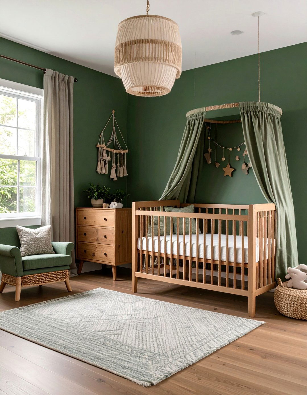 Dark Green Nursery Coastal Sage Breeze - 25 Dark Green Nursery Ideas