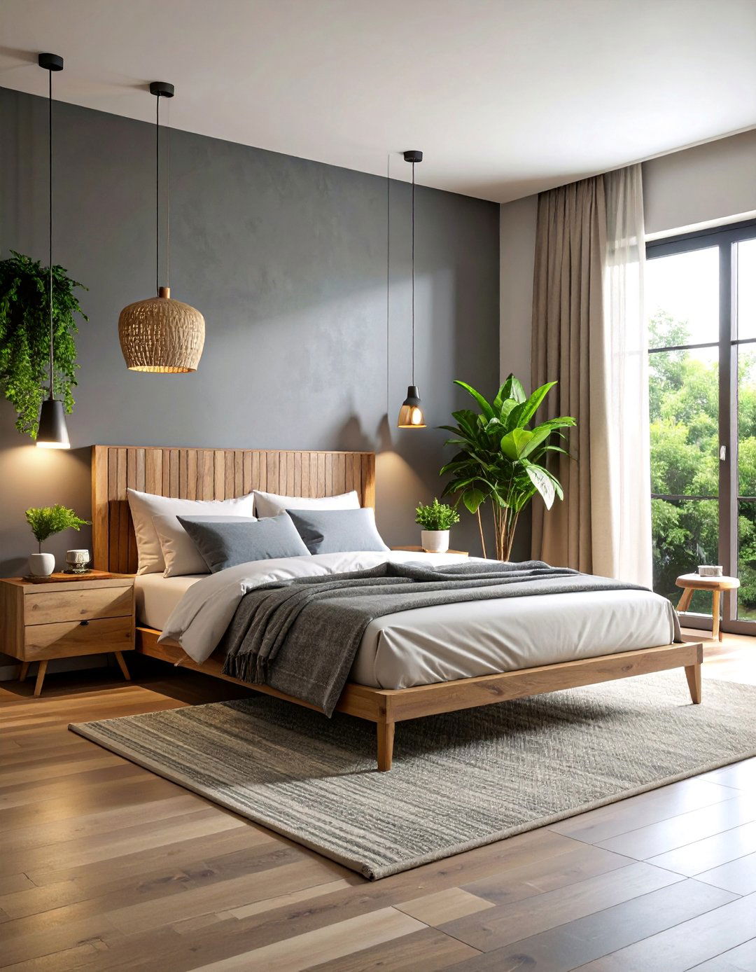 Dark Grey Sustainable Eco Friendly Design - 25 Dark Grey Bedroom Ideas