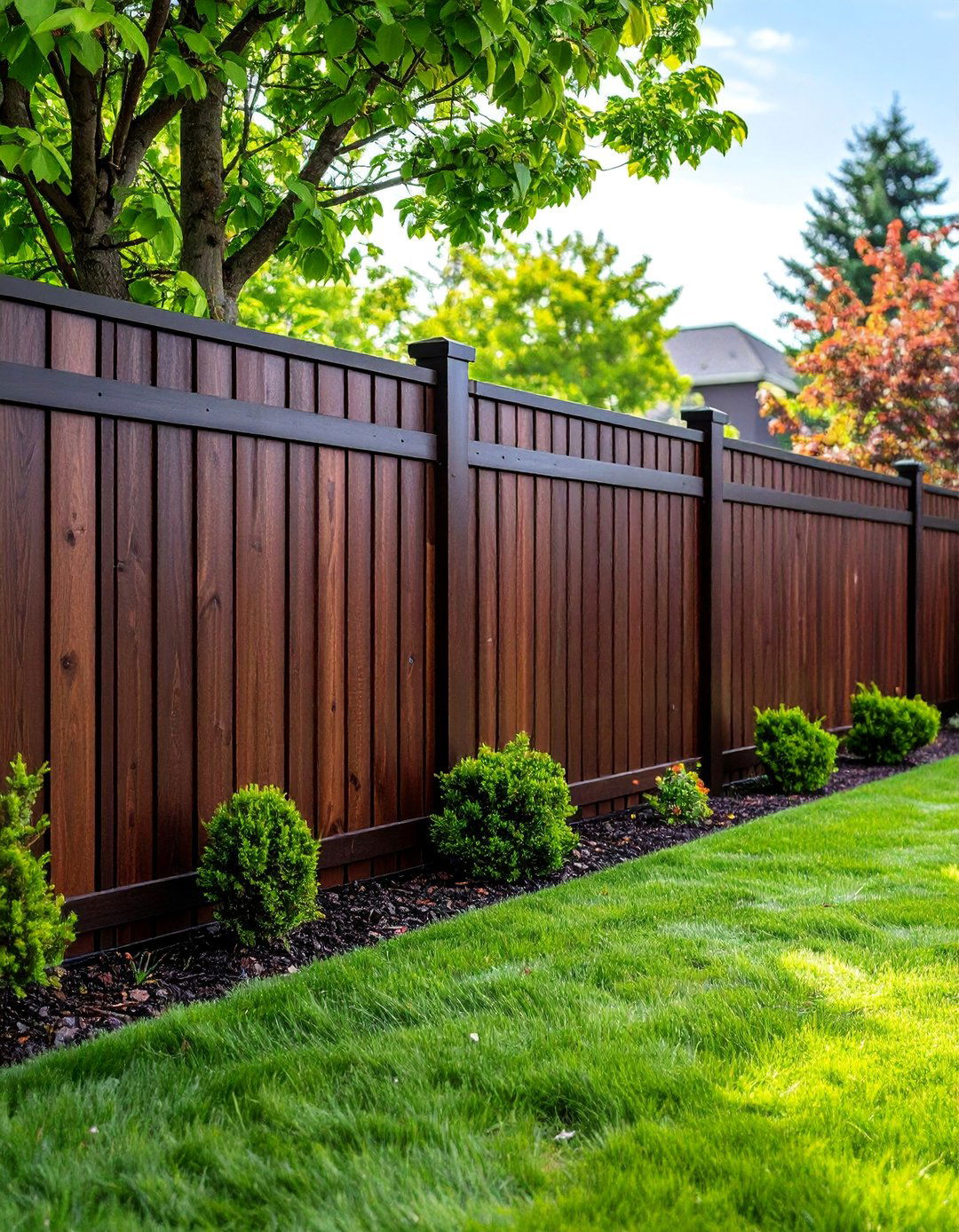 Dark Walnut Elegance - 25 Fence Stain Colors