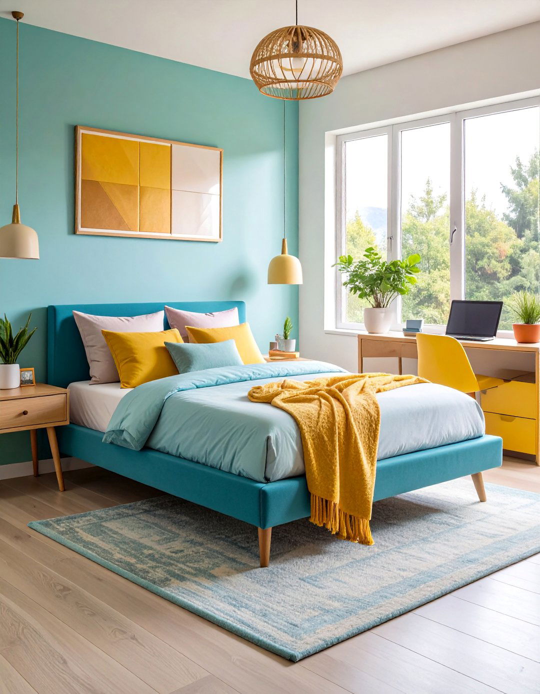 Daybed Office Lounge - 25 Bohemian Home Office Ideas