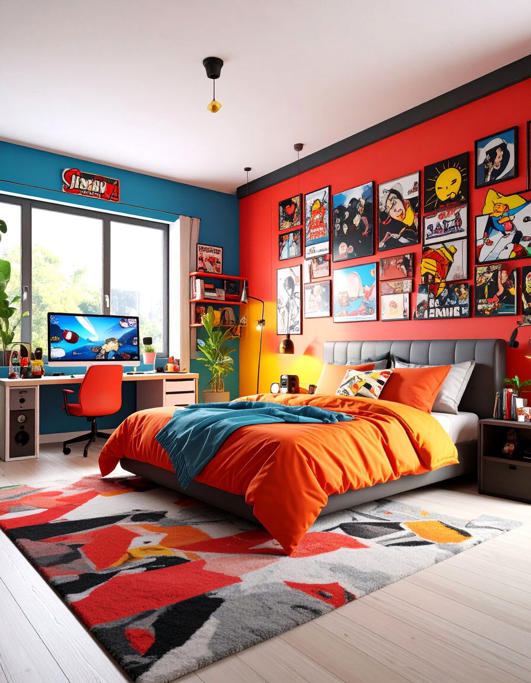Deadpool Maximum Effort Entertainment Zone - 25 Marvel Bedroom Ideas