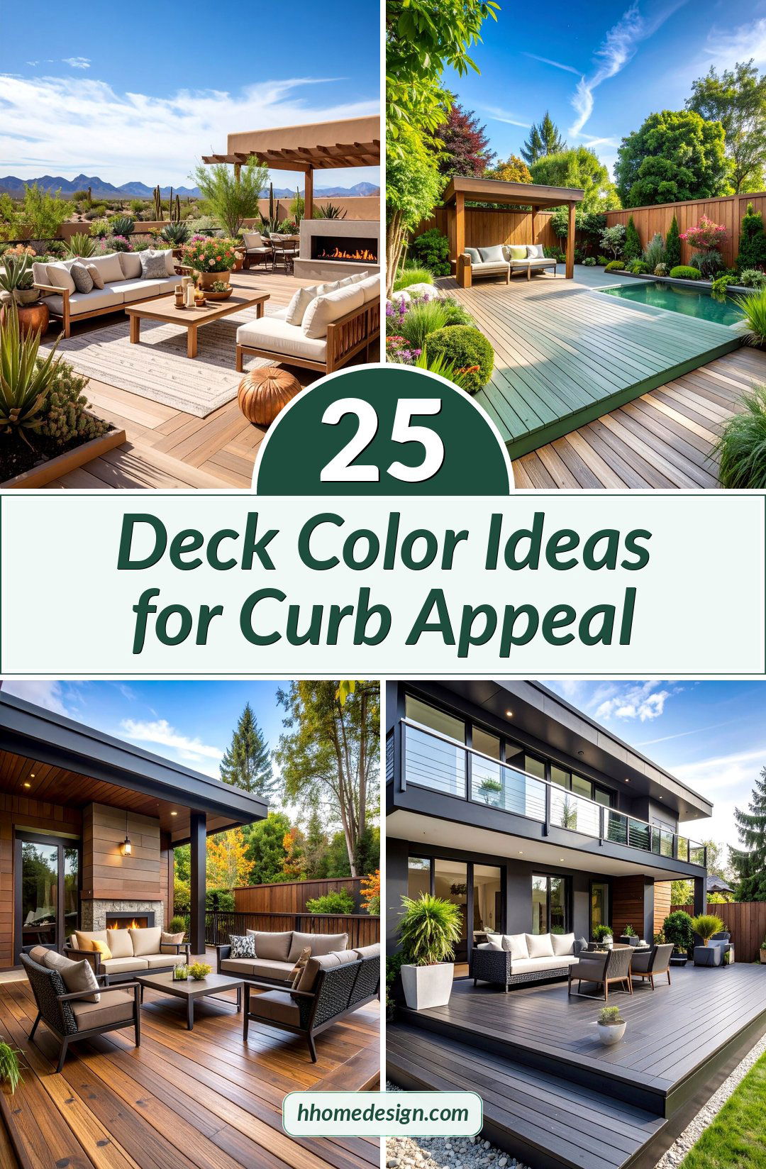25 Deck Color Ideas for Curb Appeal