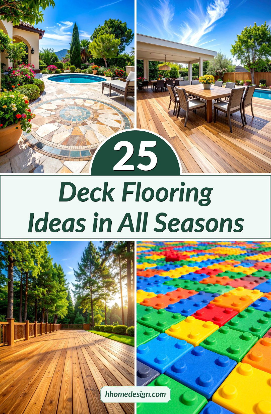 25 Deck Flooring Ideas in All Seasons