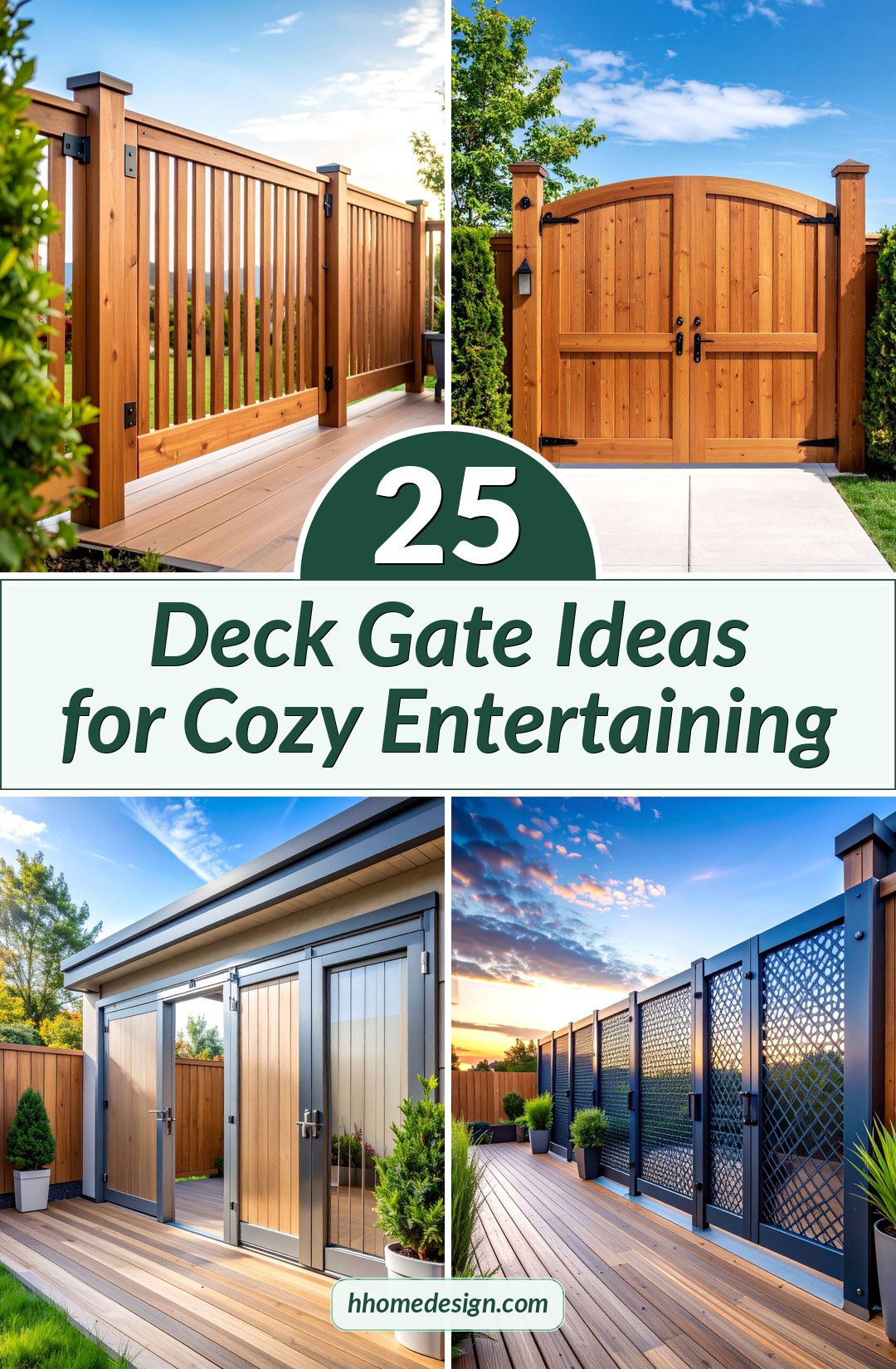 25 Deck Gate Ideas for Cozy Entertaining