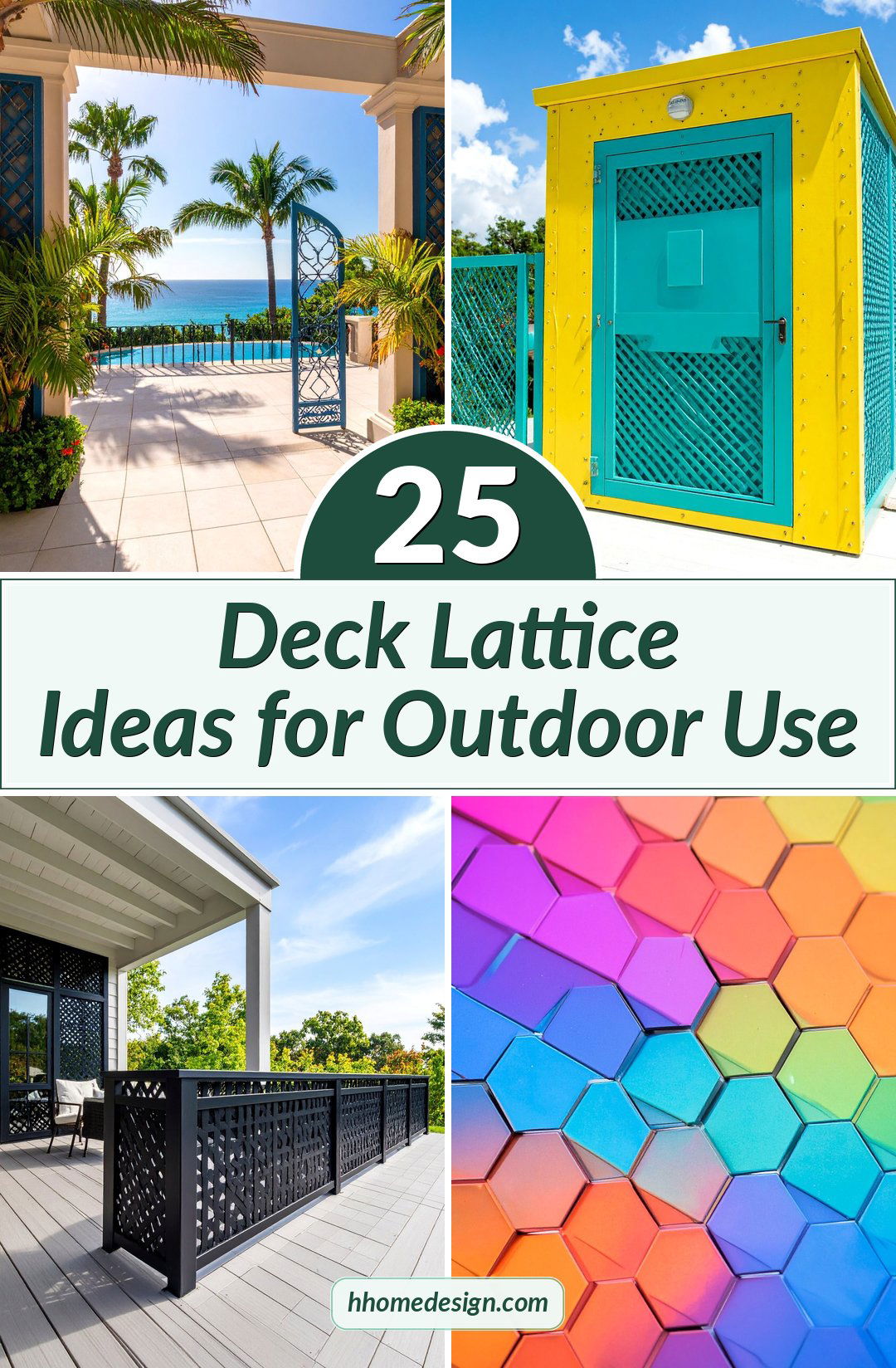 25 Deck Lattice Ideas for Outdoor Use