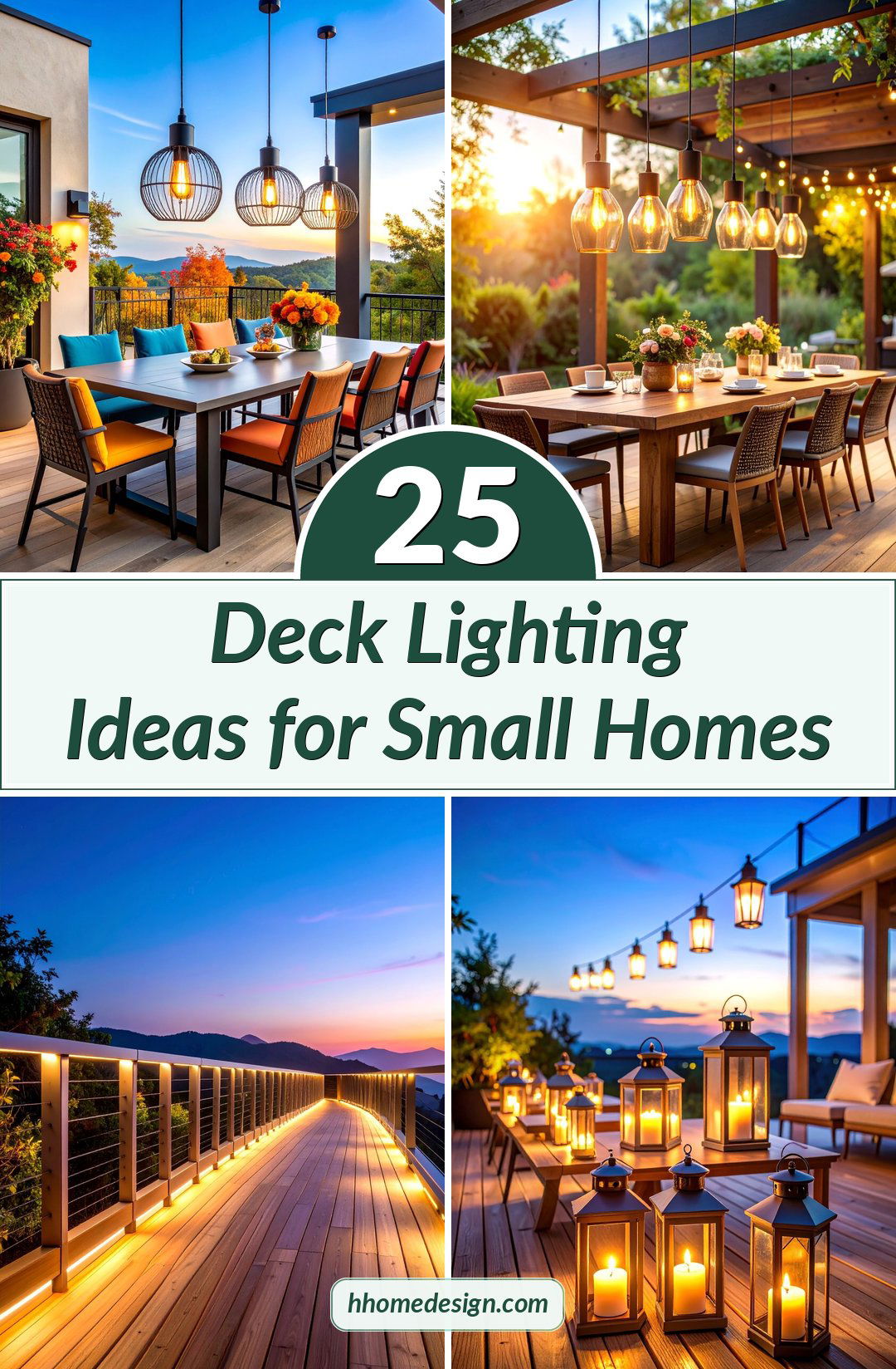 25 Deck Lighting Ideas for Small Homes