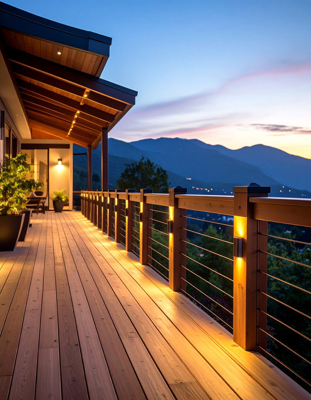 Deck Rail Post Lighting - 25 Deck Lighting Ideas