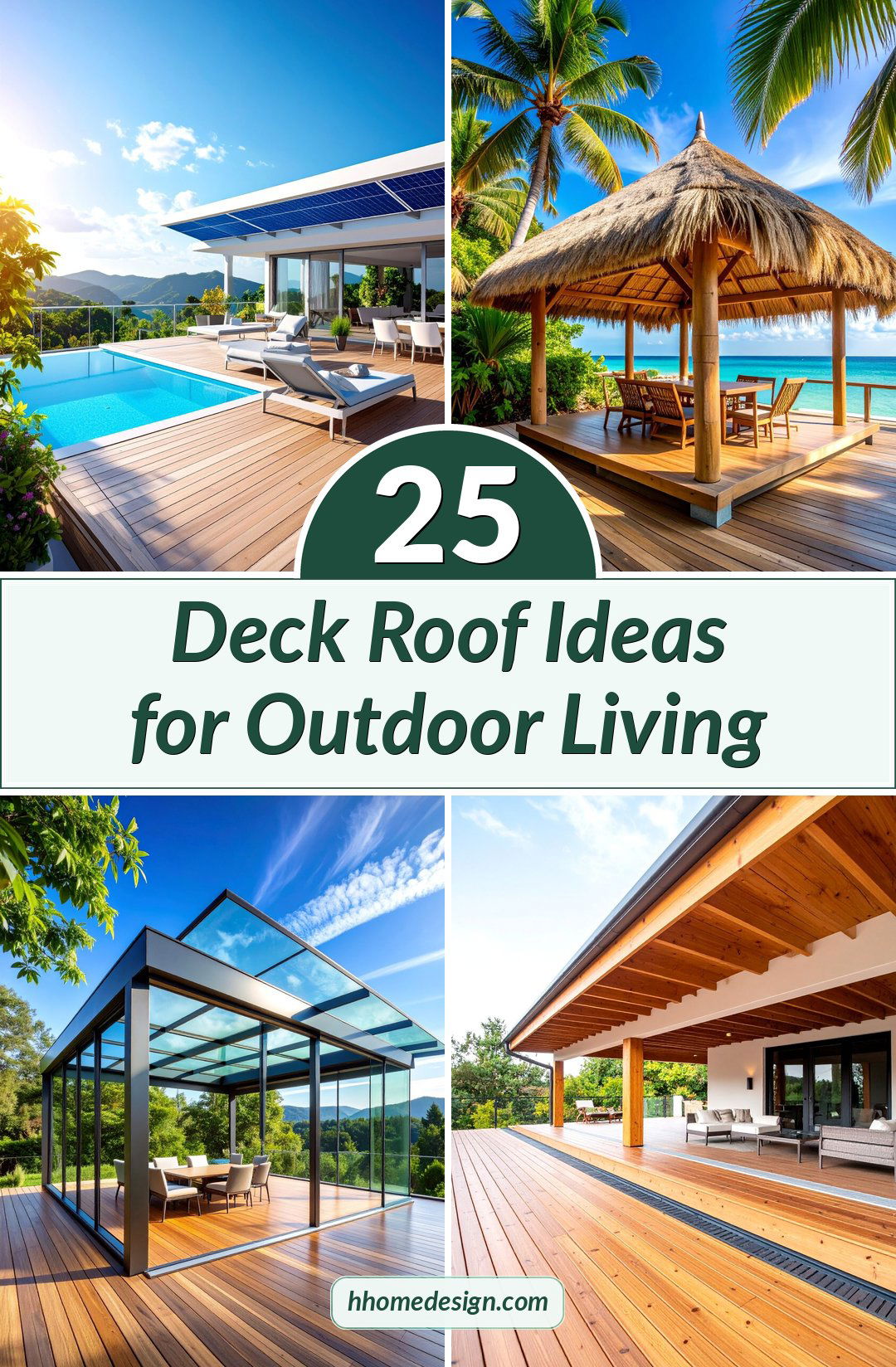 25 Deck Roof Ideas for Outdoor Living