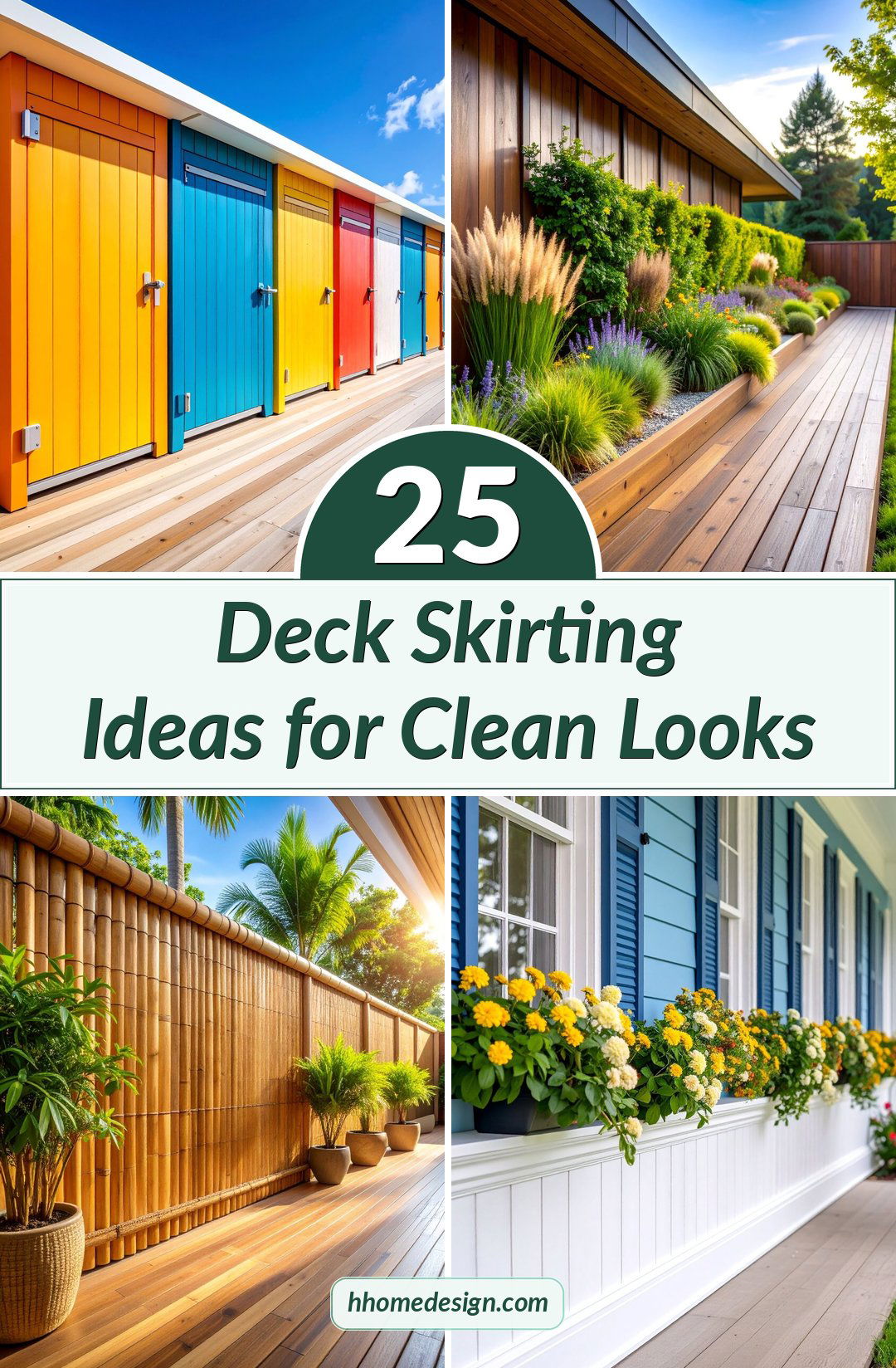 25 Deck Skirting Ideas for Clean Looks