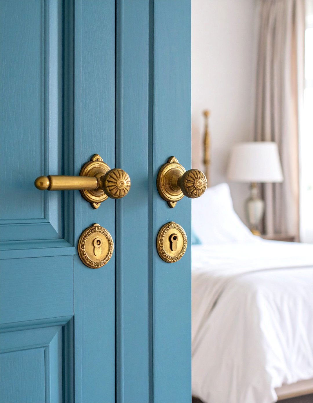 Decorative Hardware Upgrades - 25 Bedroom Door Decorating Ideas