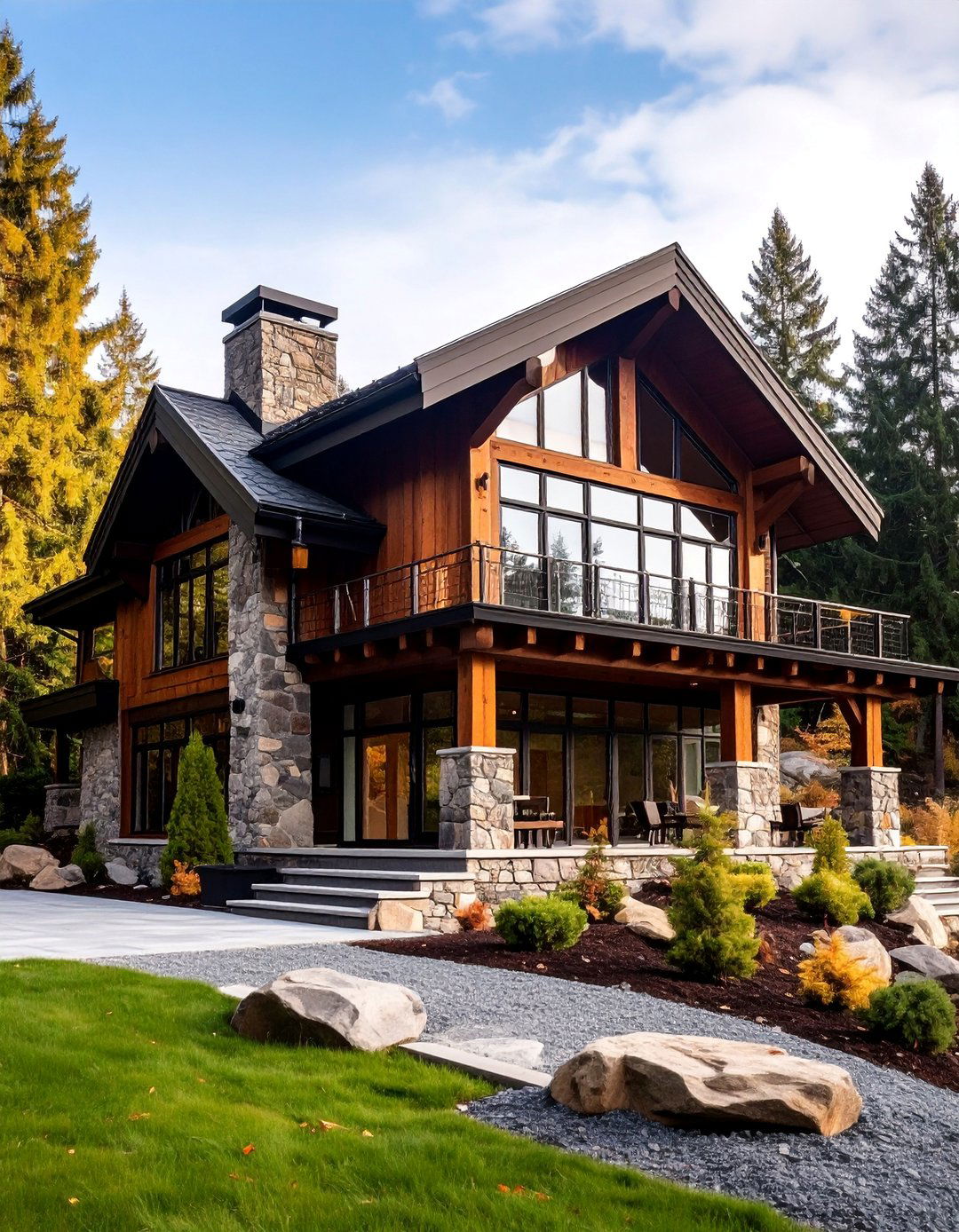 Deep Bronze Brown Mountain Lodge - 25 Brown Exterior House Colors