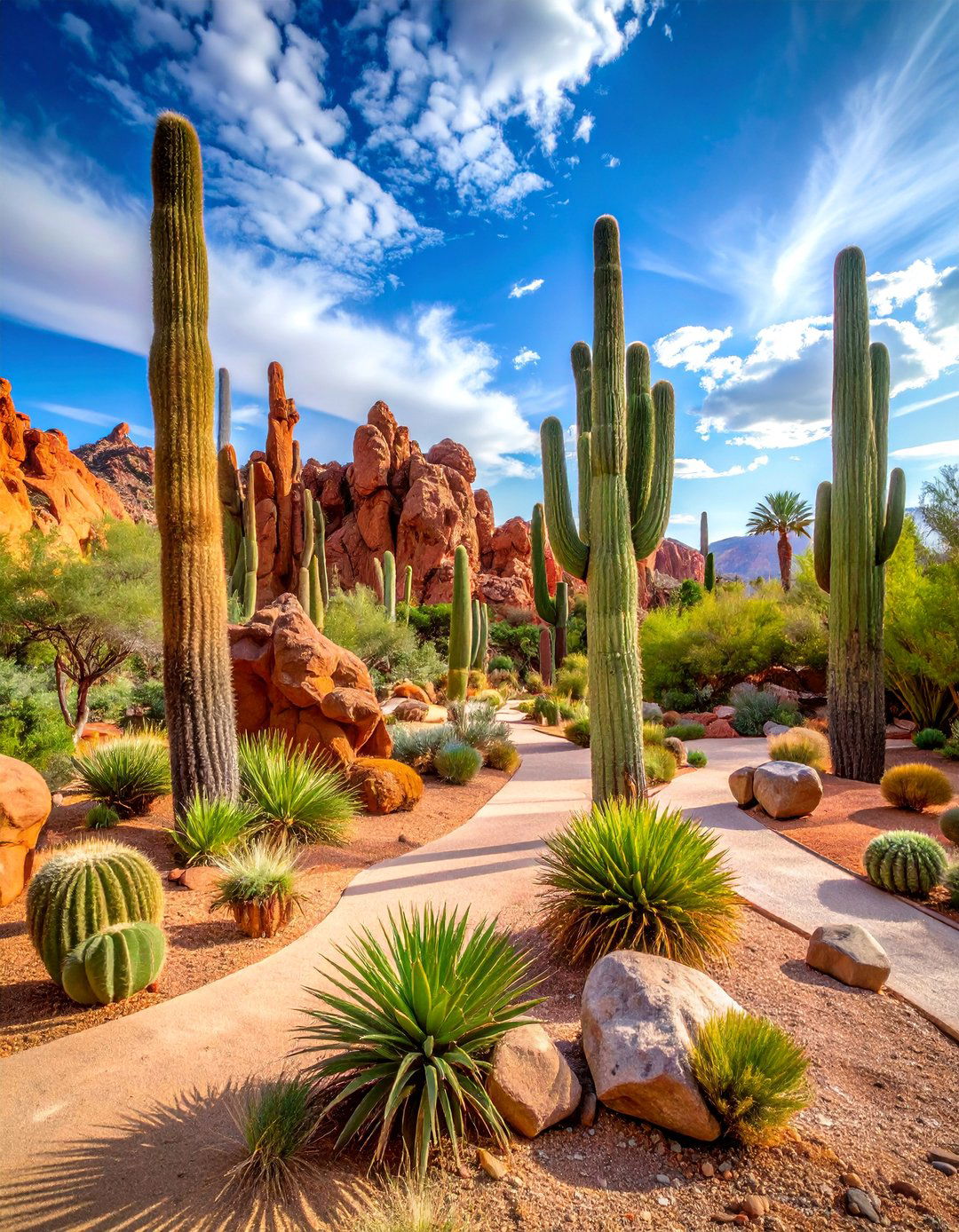 Desert Artistic Sculpture Garden - 25 Desert Landscape Ideas