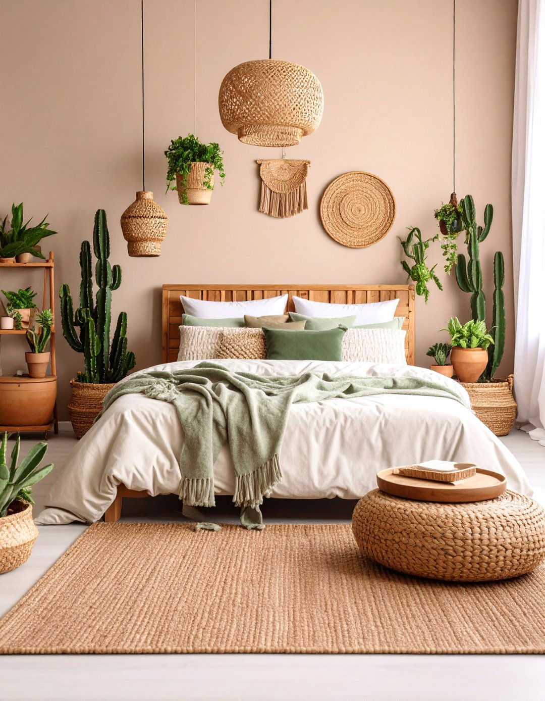 Desert Cactus Garden Bedroom Theme - 25 Mexican Bedroom Ideas