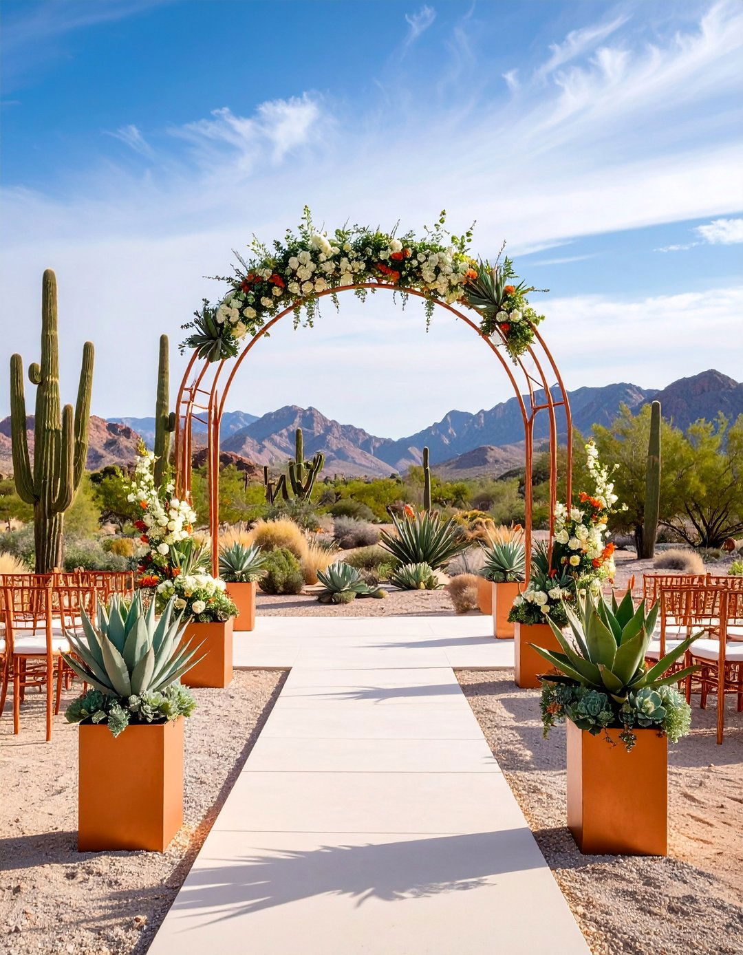 Desert Garden Wedding with Succulent Sophistication - 25 Garden Wedding Ideas