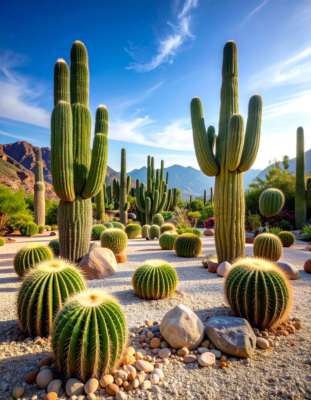 Desert Landscape Succulent Sculpture Garden - 25 Succulent Garden Ideas