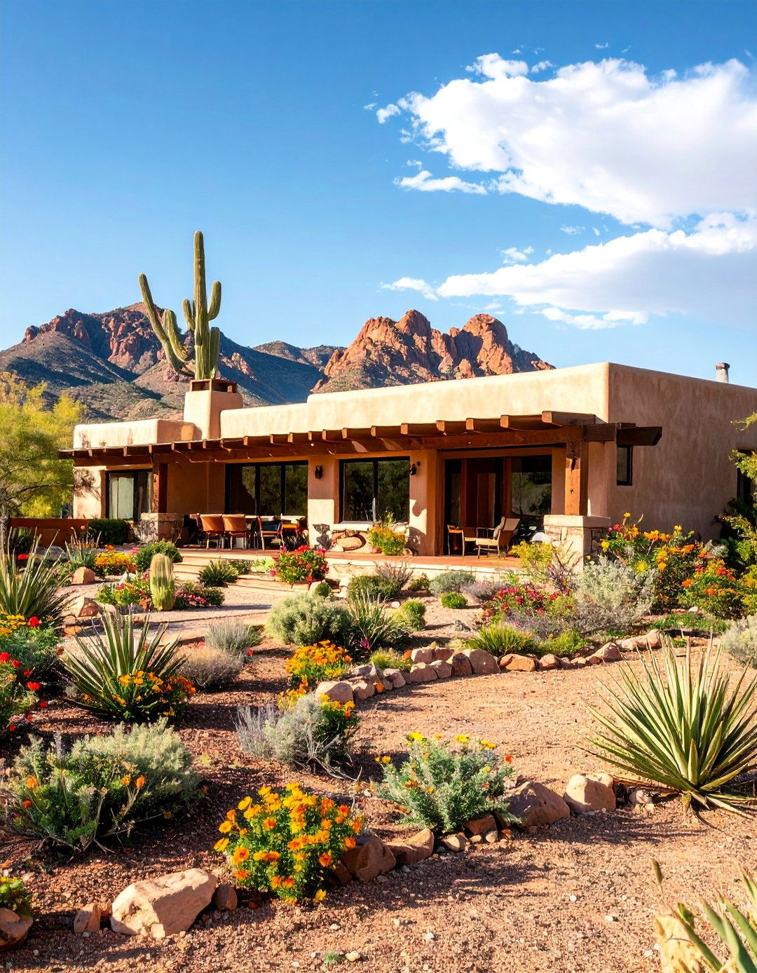 Desert Modern Ranch with Southwestern Flair - 25 Modern Ranch House