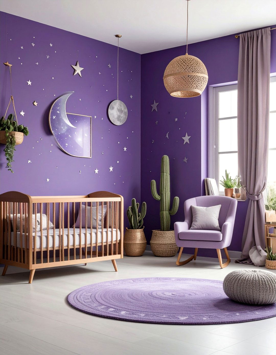 Desert Night Sky Nursery Design - 25 Nature Themed Nursery Ideas