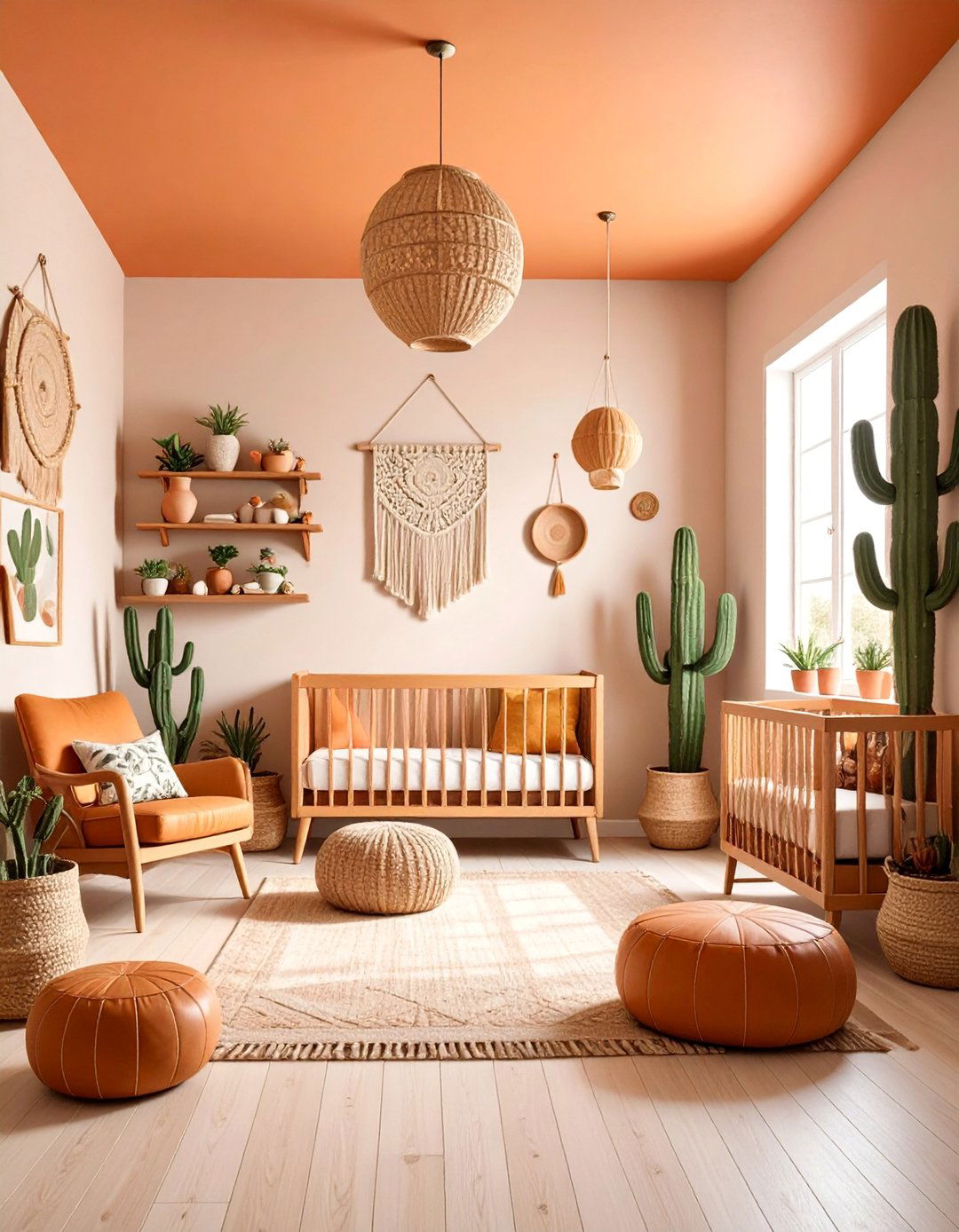 Desert Oasis Cactus Nursery Theme - 25 Nature Themed Nursery Ideas