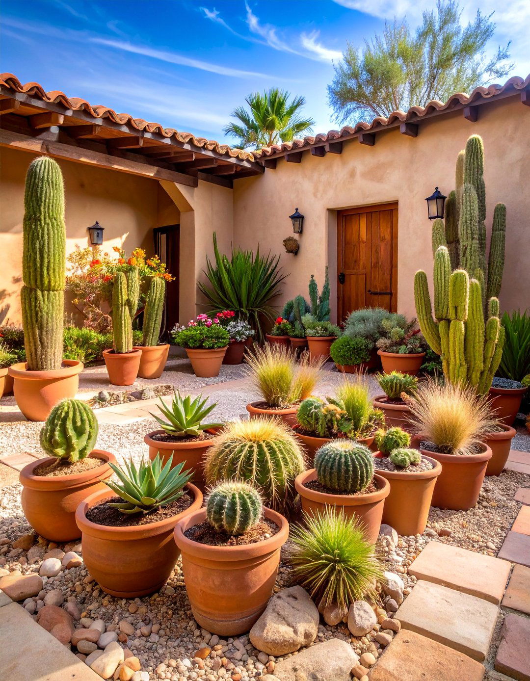 Desert Oasis Drought Tolerant Garden - 25 Corner Garden Ideas With Pots