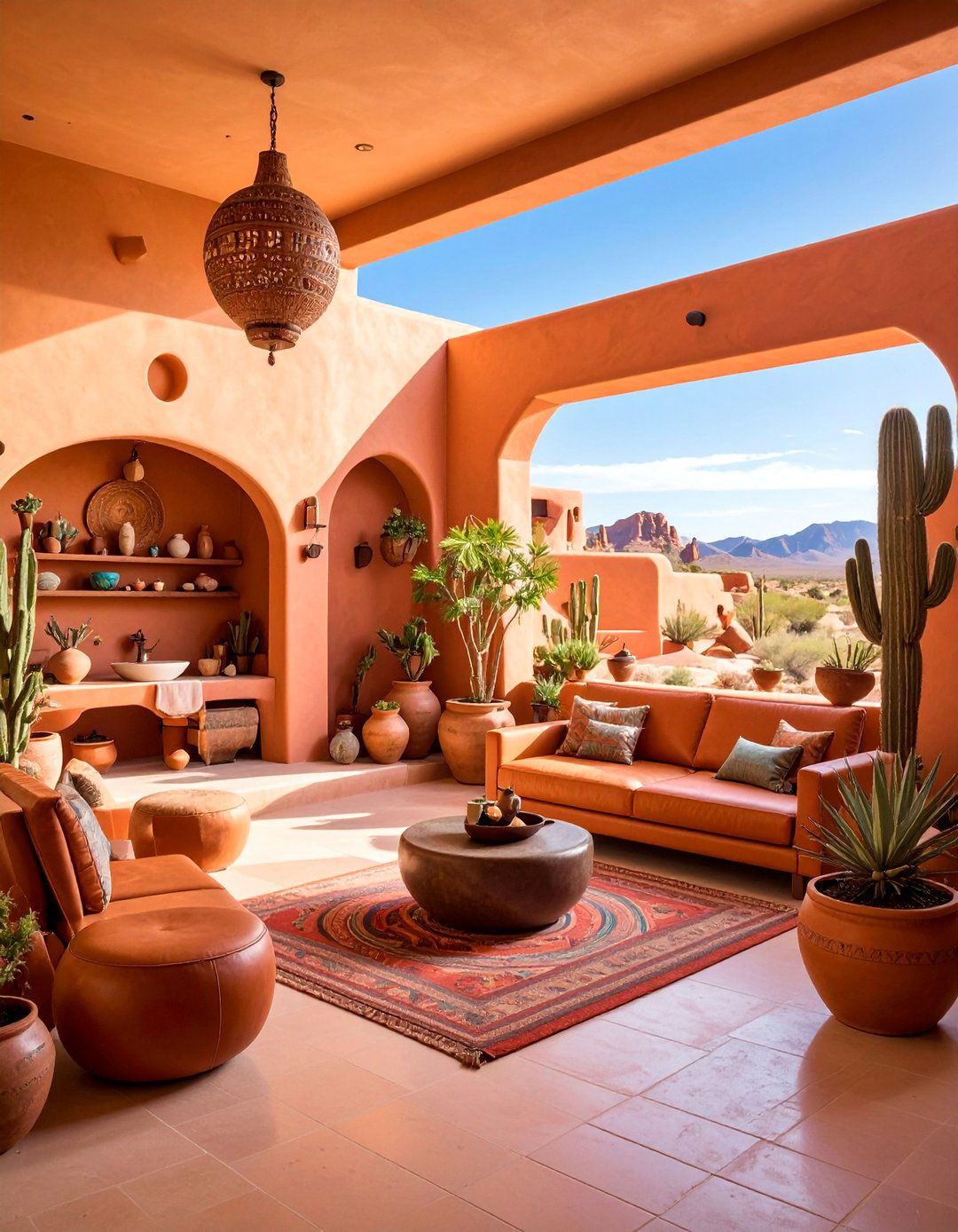 Desert Oasis Esthetician Room with Southwestern Flair - 25 Esthetician Room Ideas