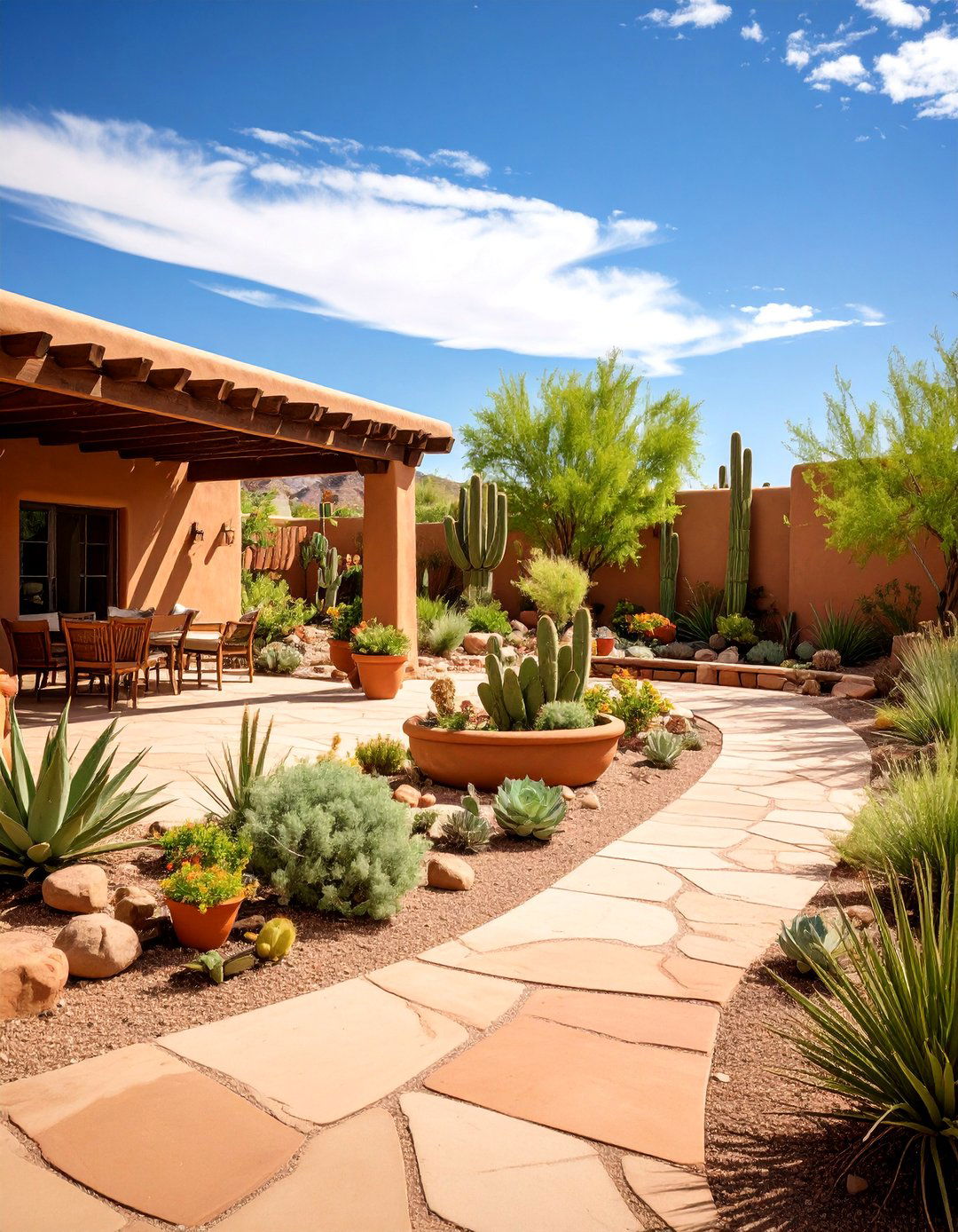 Desert Oasis Outdoor Living - 25 Outdoor Living Space Ideas