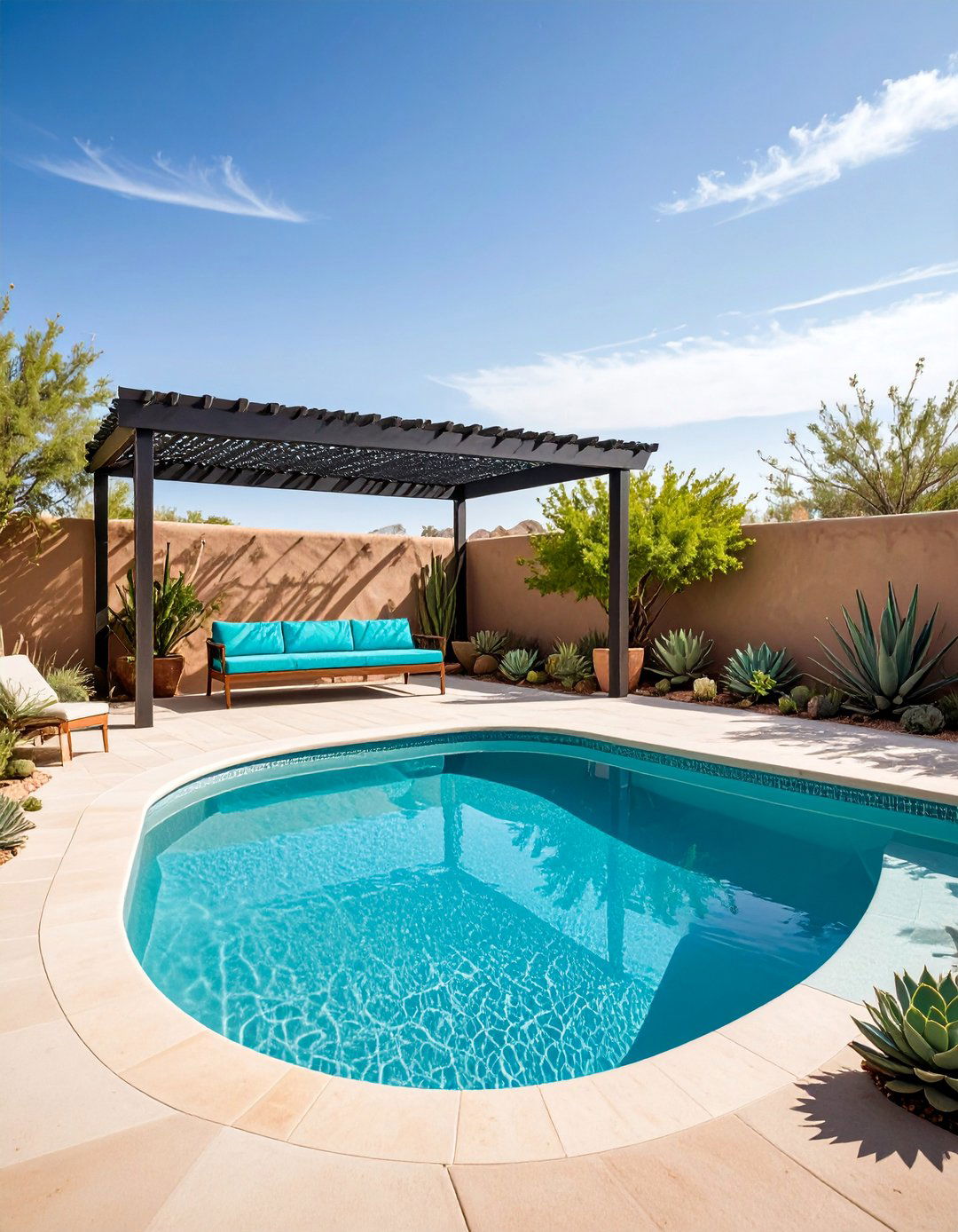 Desert Oasis Semi Inground Pool - 25 Semi Inground Pool Ideas