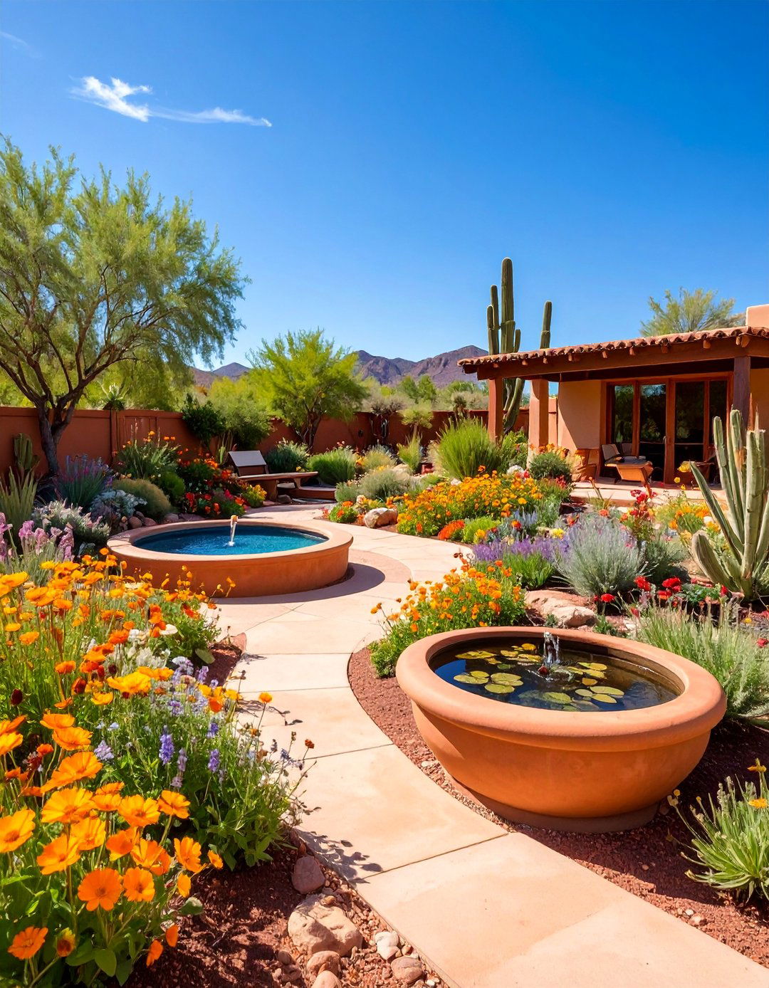 Desert Pollinator Garden - 25 Desert Landscape Ideas